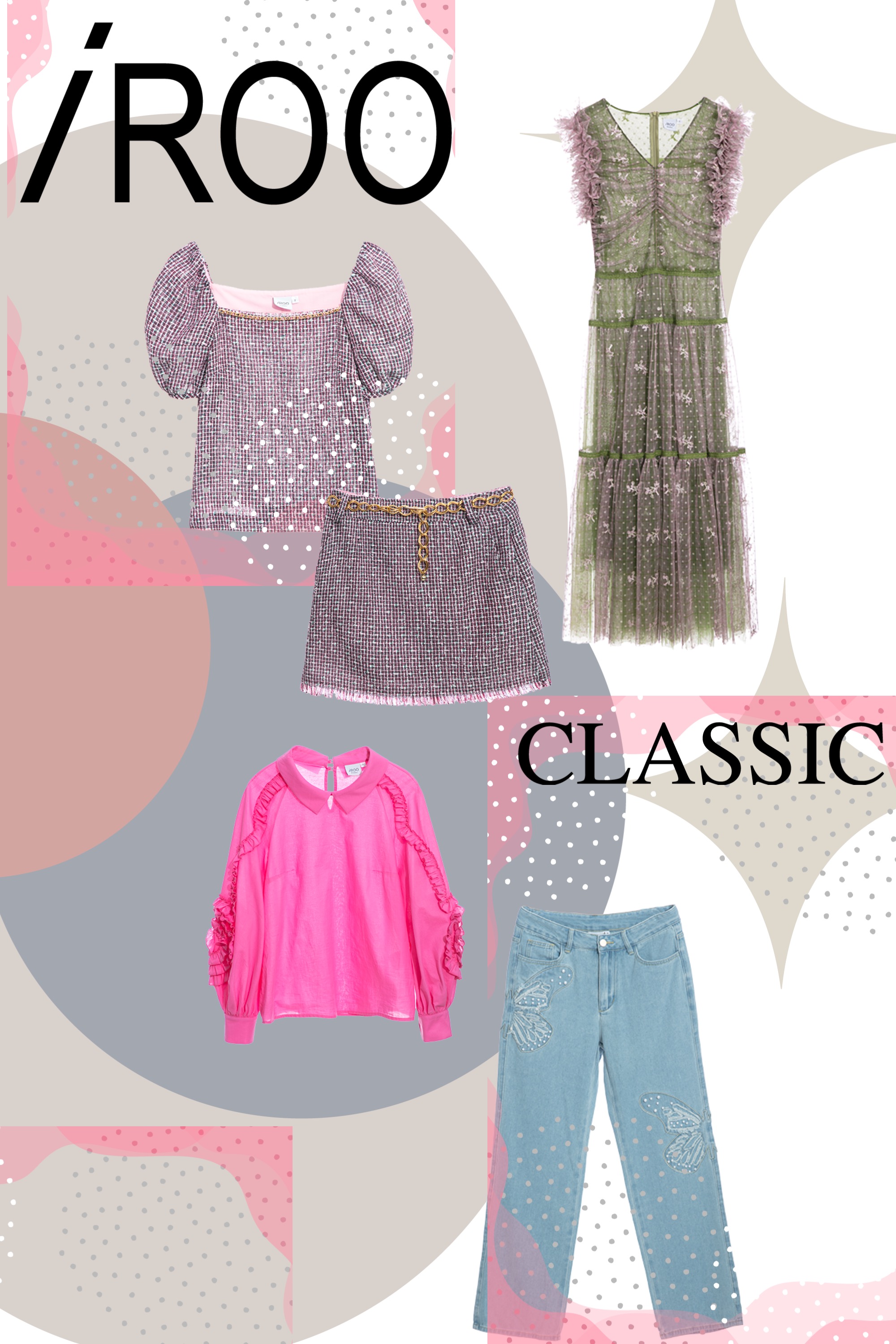 牛仔寬褲,春夏穿搭,輕奢渡假,熱銷排行,牛仔,刺繡,珍珠,褲子