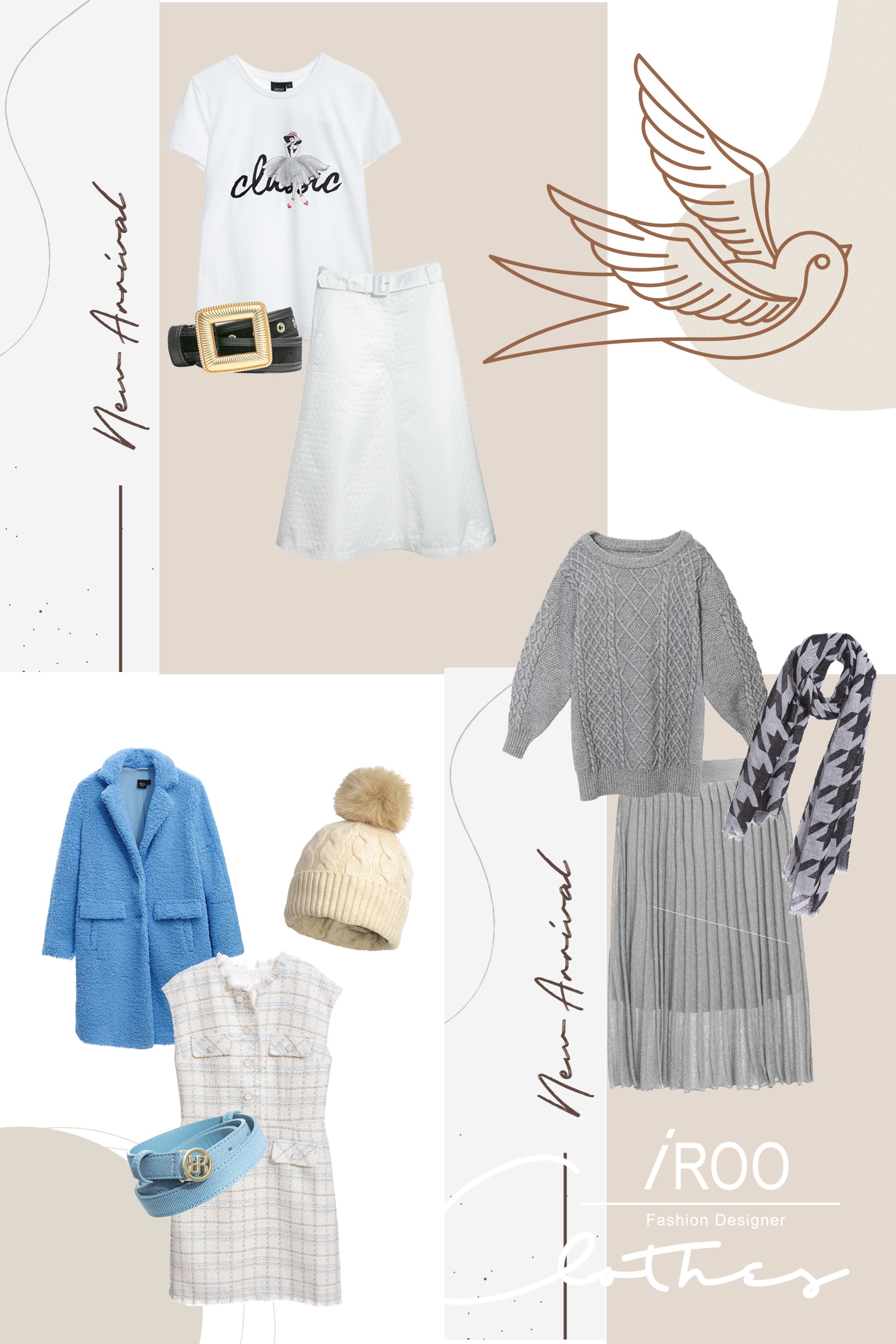 上衣,刺繡,網紗,春夏穿搭,T恤,白色上衣,長裙,秋冬穿搭,簡約穿搭,裙子,白色裙子,皮帶,皮革,一般洋裝,約會特輯,洋裝特輯,格紋,洋裝,白色洋裝,圓領洋裝,長大衣,一般外套,保暖特輯,外套,牛仔,丹寧,帽子,毛帽,針織,百摺裙,針織衫