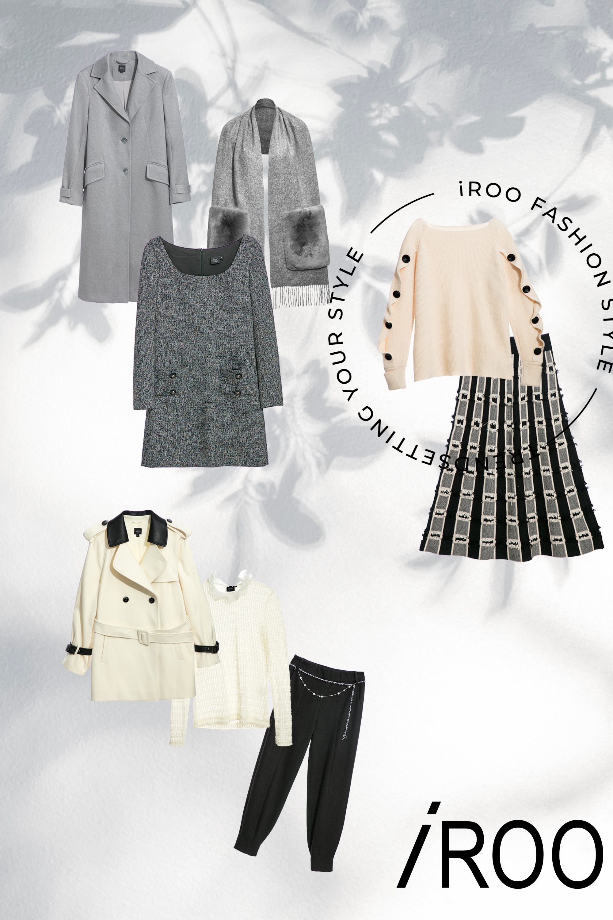 長大衣,秋冬穿搭,一般外套,保暖特輯,外套,上衣,春夏穿搭,一般背心,蕾絲,荷葉,背心,圍巾