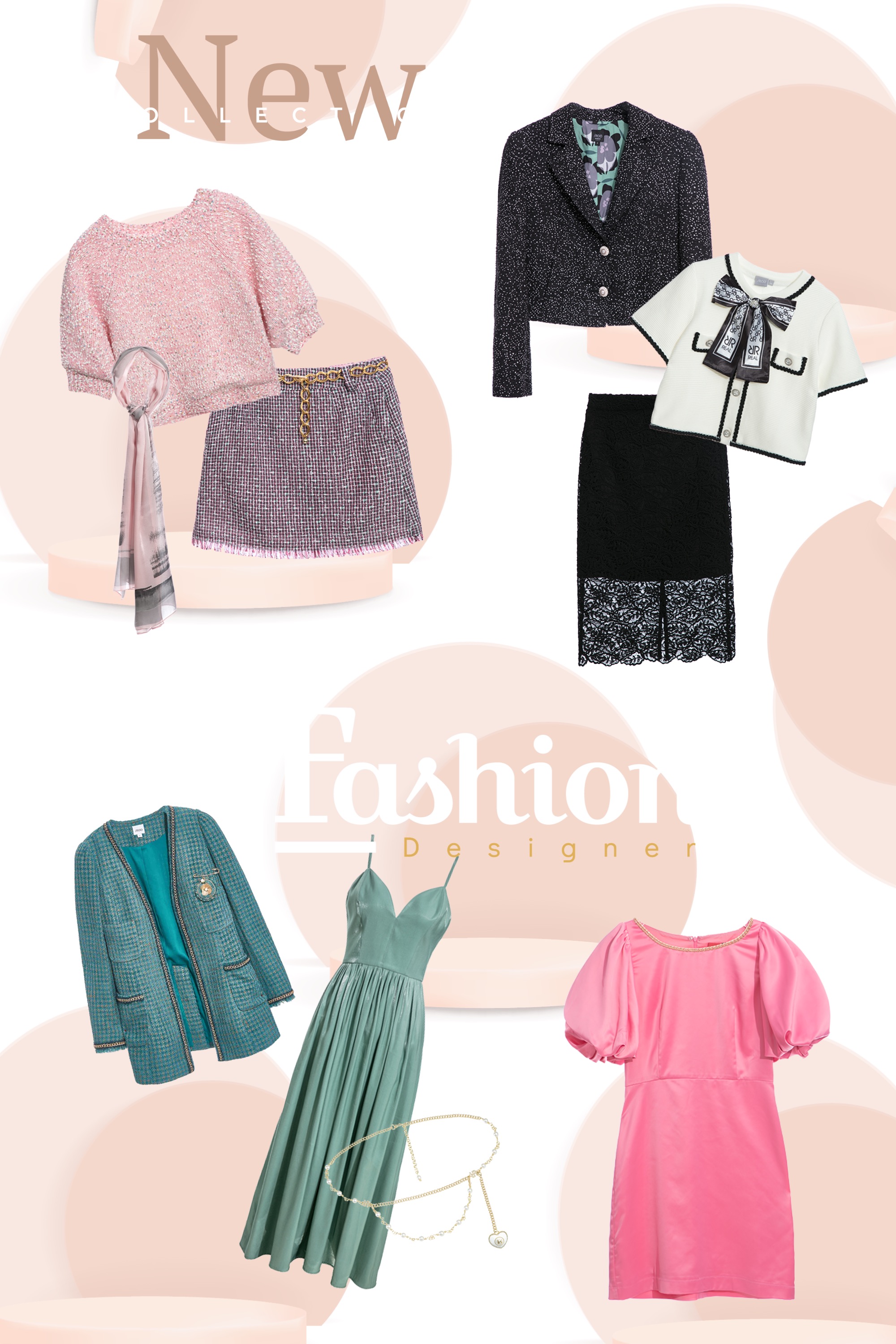 針織衫,春夏穿搭,絲巾,上衣,針織,毛呢花呢,蝴蝶結,白色上衣,小香風,窄裙,蕾絲,刺繡,裙子,蕾絲裙,黑色裙子,西裝外套,秋冬穿搭,胸針,一般外套,輕奢渡假,人氣商品,時髦成套搭配,外套,珍珠