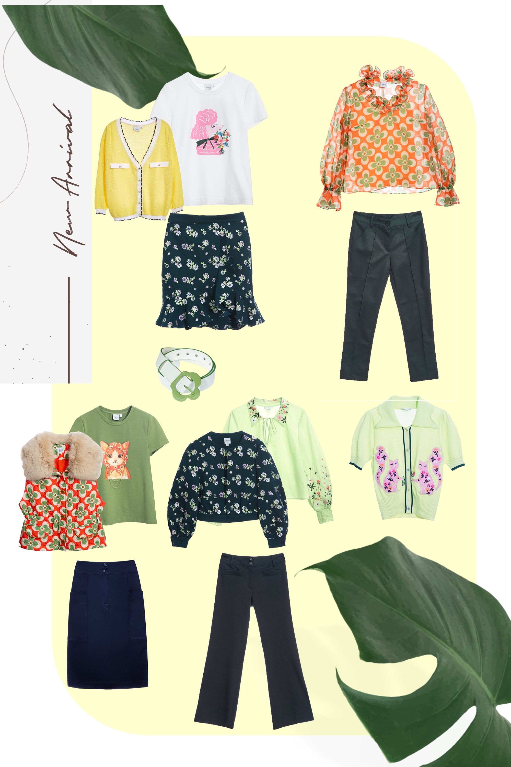 純棉,T-Shirt,春夏穿搭,上衣,刺繡,白色上衣,皮帶,皮革,針織外套,一般外套,多層次穿搭,針織,毛呢花呢,外套,小香風,窄管褲,西裝褲,視覺顯瘦,褲子,窄裙,裙子