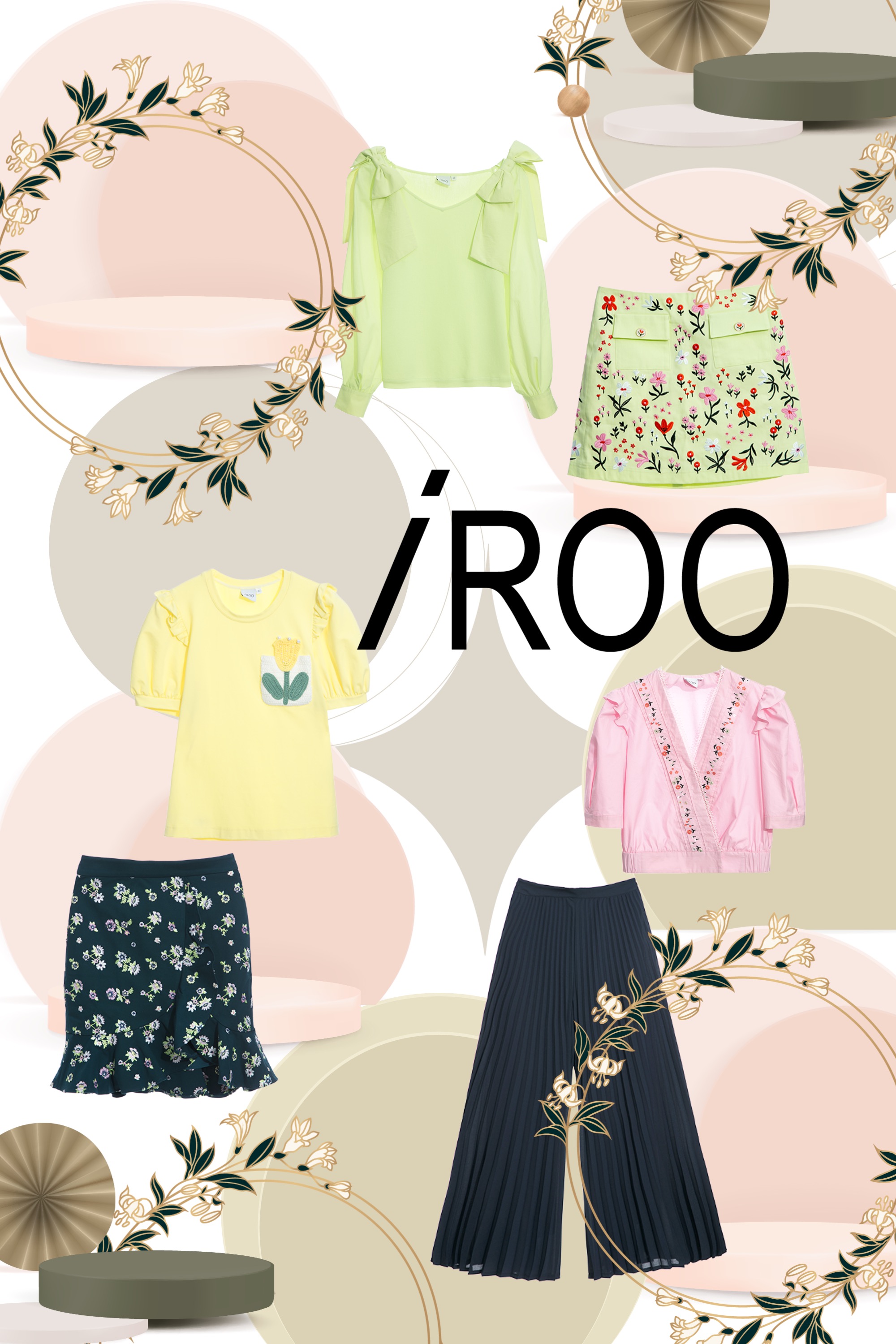 T-Shirt,春夏穿搭,上衣,人氣商品,荷葉,珍珠,寬褲,女王風範,雪紡,褲子