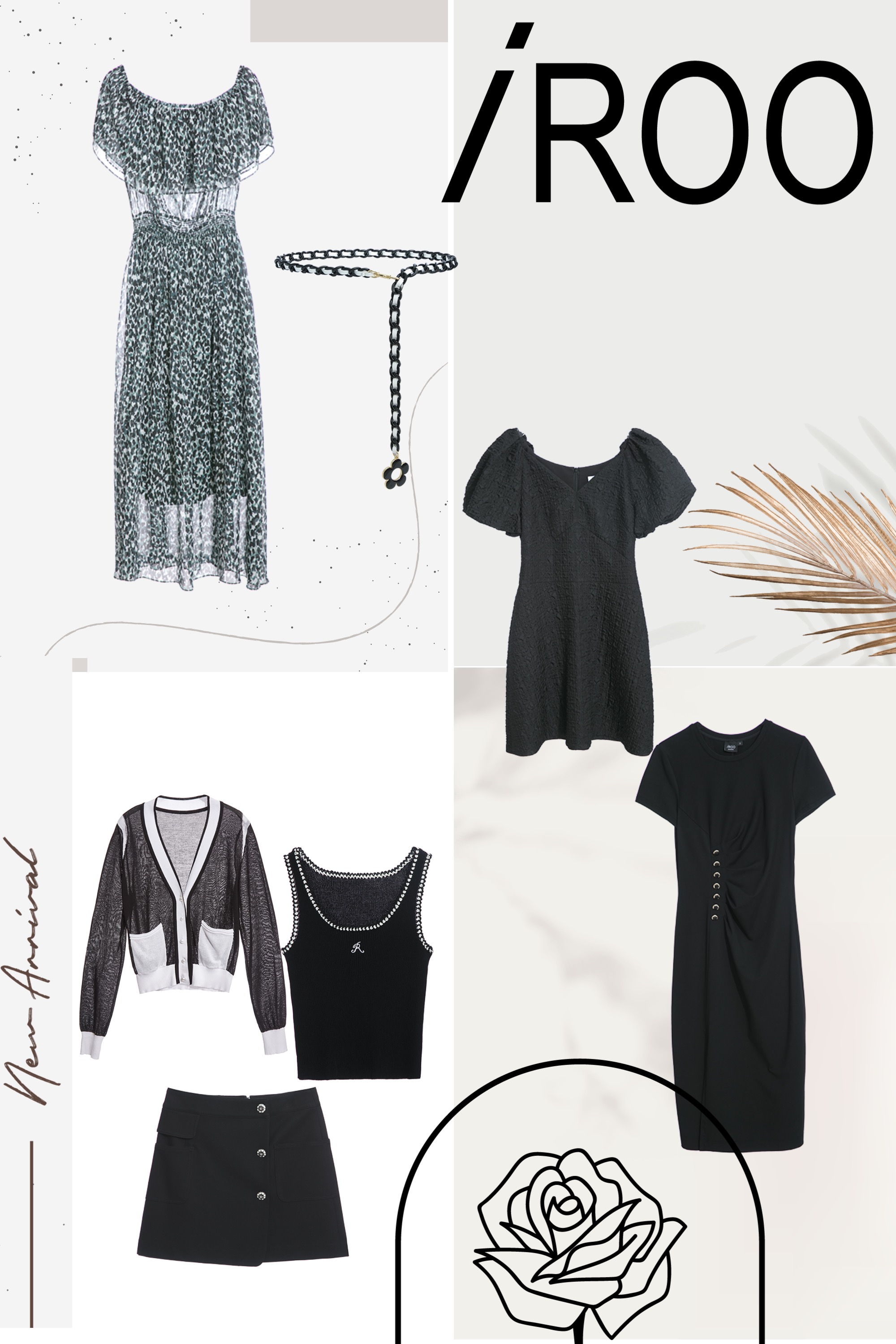 一般洋裝,春夏穿搭,顯瘦,洋裝特輯,時髦選品專區,洋裝,黑色洋裝,秋冬穿搭,約會特輯,簡約穿搭,短裙,裙子,黑色裙子,一般背心,小可愛,針織,刺繡,背心,黑色背心,針織背心,皮革