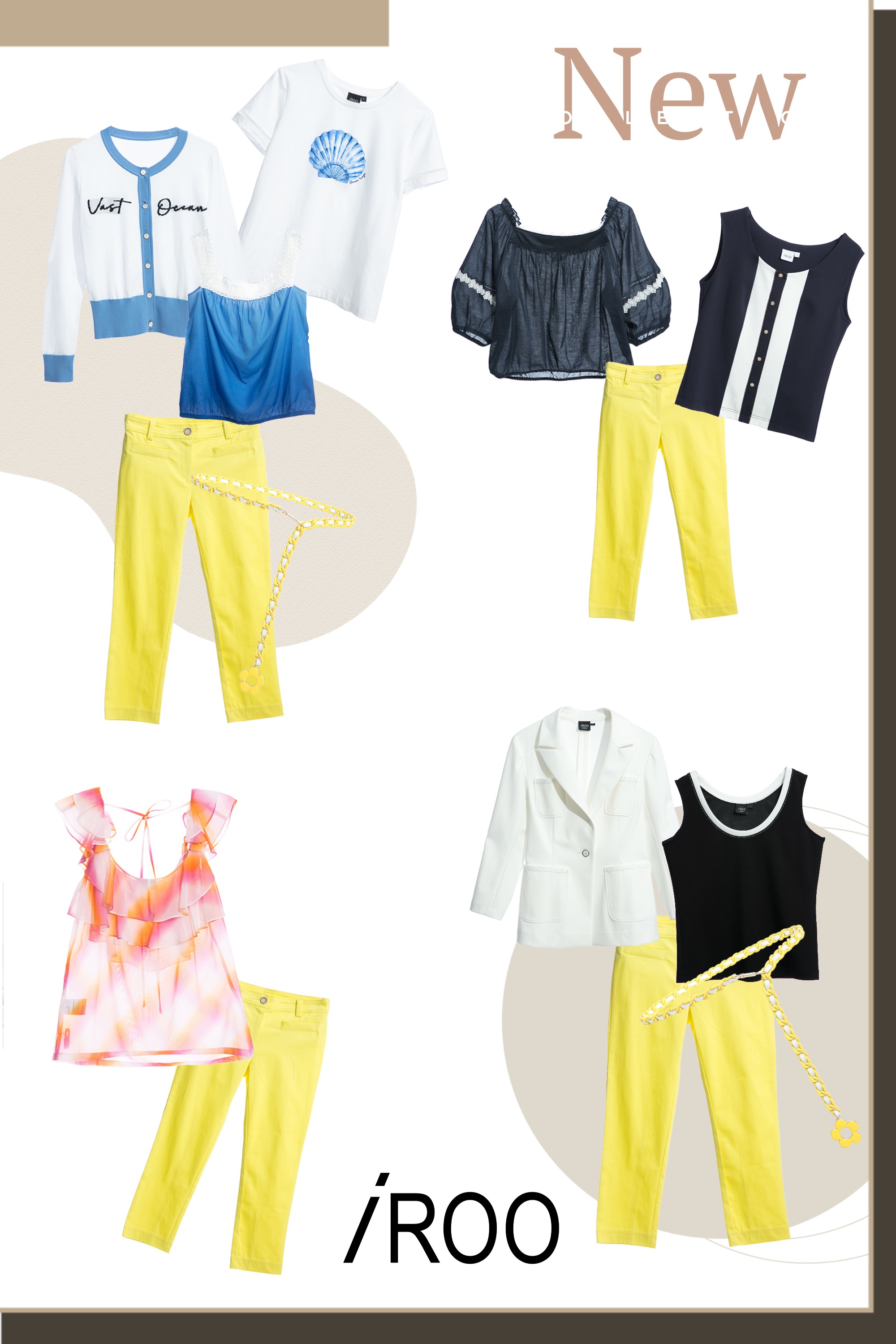 春夏穿搭,皮革,窄管褲,牛仔褲,牛仔,牛仔長褲,褲子,西裝外套,一般外套,外套,白色外套,一般背心,背心,黑色背心,輕奢渡假,上衣,純棉,蕾絲,刺繡,白色上衣,針織外套,針織,人氣商品,條紋