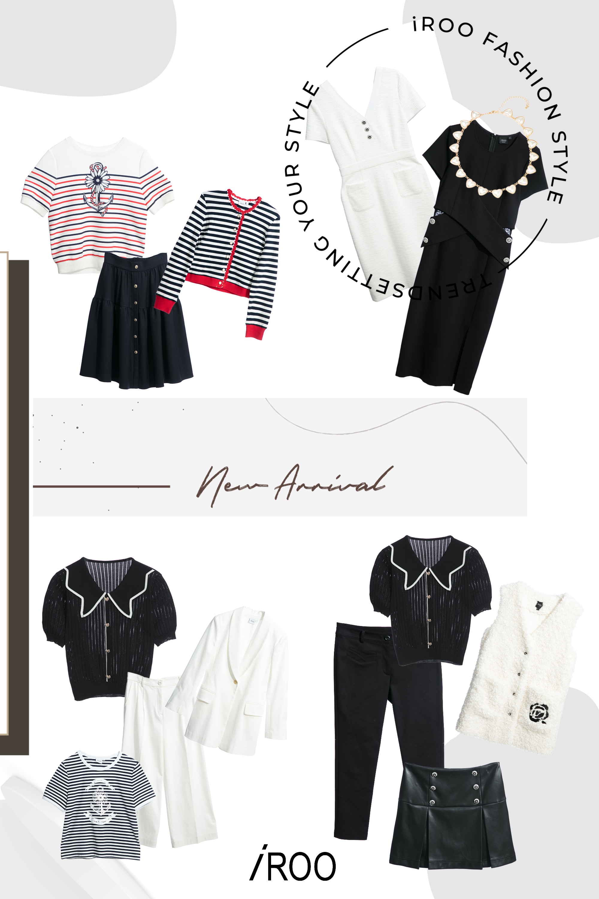 項鍊,春夏穿搭,一般洋裝,上班穿搭,秋冬穿搭,洋裝,白色洋裝,毛呢花呢,簡約穿搭,洋裝特輯,小香風,蕾絲,黑色洋裝,輕奢渡假,上衣,針織衫,針織,黑色上衣,寬褲,褲子,白色長褲,白色褲子,蝴蝶結,西裝外套,一般外套,外套,白色外套,白色上衣,條紋,人氣商品,蛋糕裙,裙子,針織外套,西裝褲,窄管褲,黑色長褲,黑色褲子,短裙,皮革,黑色裙子,一般背心,刺繡,背心