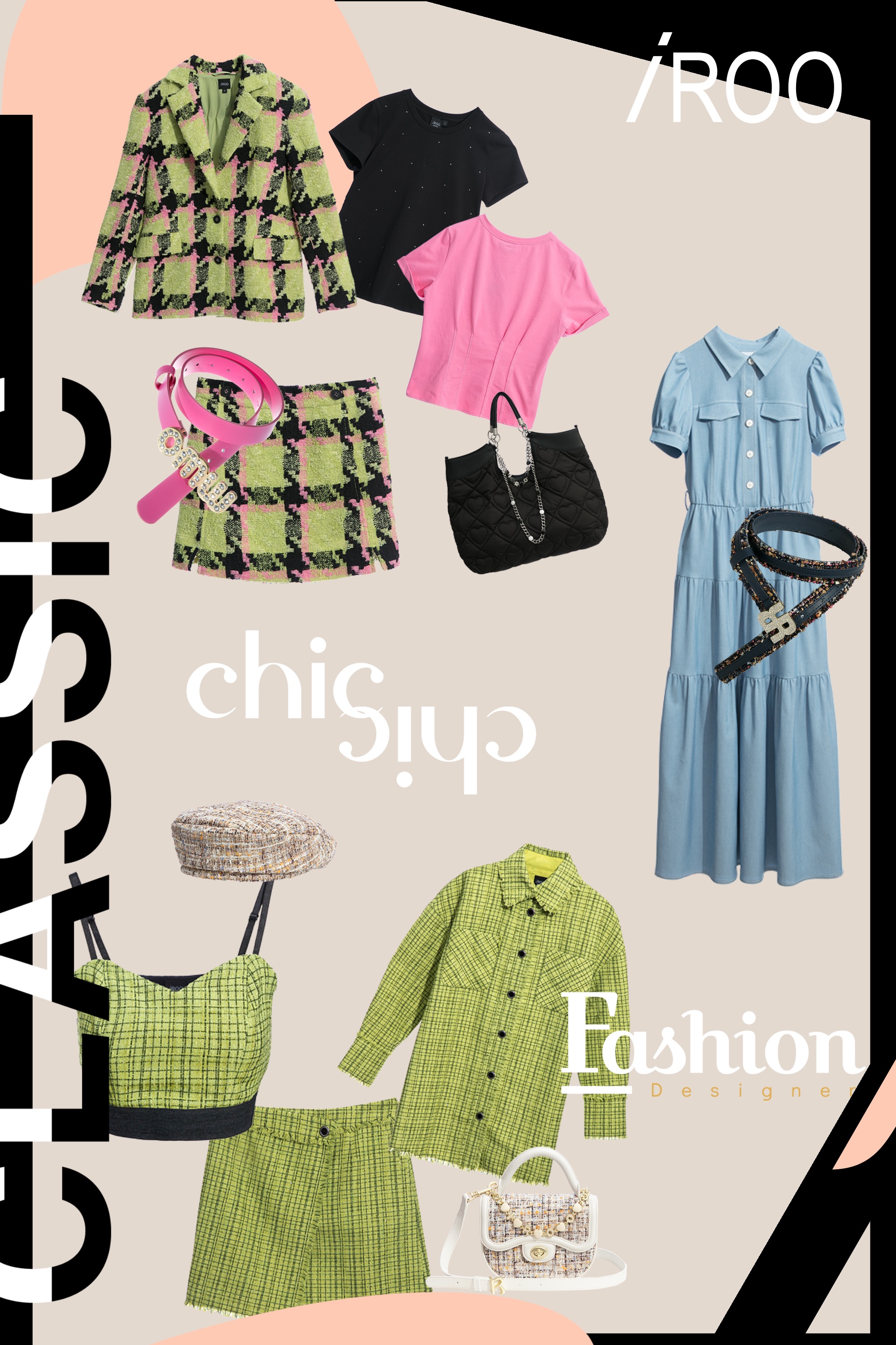 皮帶,春夏穿搭,皮革,一般洋裝,牛仔洋裝,牛仔,秋冬穿搭,洋裝,人氣商品,洋裝特輯,一般背心,運動時裝,時髦成套搭配,背心,細肩帶,貝雷帽,帽子,側背包,毛呢花呢,小香風,短裙,裙子,格紋,西裝外套,一般外套,外套,派對特輯,上衣,T-Shirt,純棉,黑色上衣,輕奢渡假,手提包