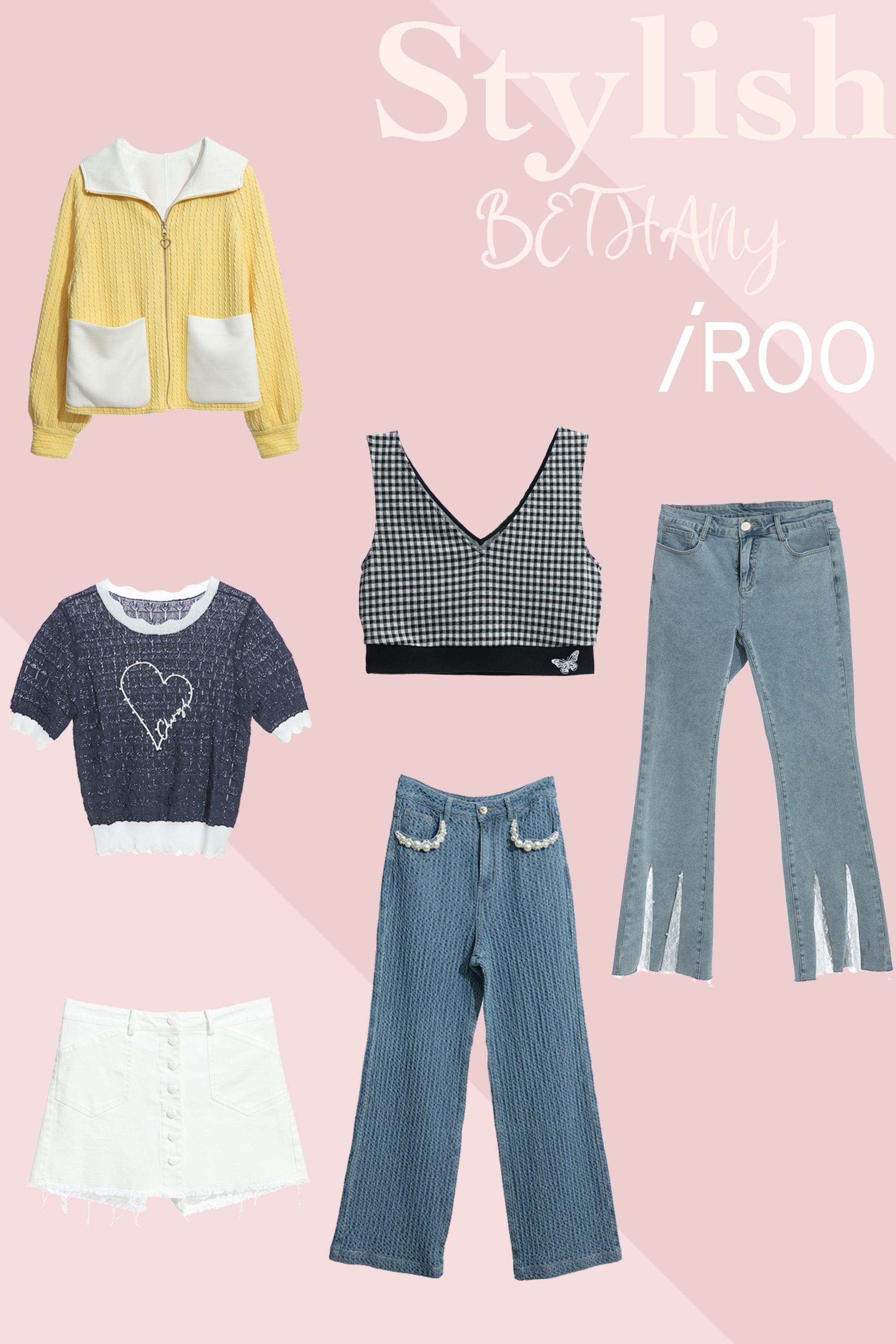 連帽外套,一般外套,秋冬穿搭,外套,派對特輯,牛仔褲,牛仔,春夏穿搭,褲子,珍珠,牛仔裙,褲裙,純棉,上班穿搭,白色褲子,輕奢渡假,上衣,針織衫,針織,刺繡,蕾絲