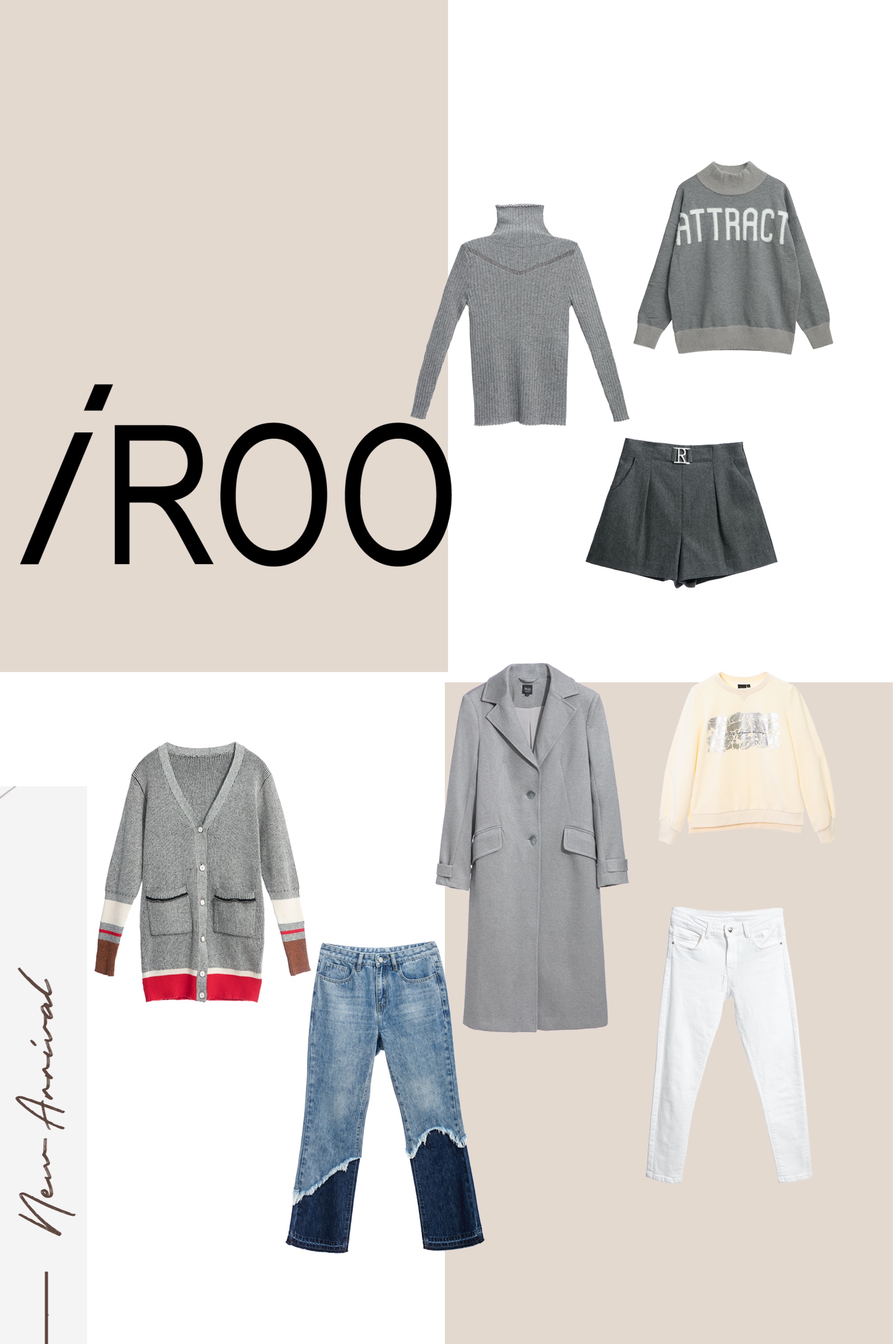 針織衫,秋冬穿搭,上衣,簡約穿搭,針織,短褲,褲子,一般外套,外套,牛仔褲,牛仔,長大衣,保暖特輯,純棉,刺繡,白色牛仔褲,白色褲子,輕奢渡假,T-Shirt,約會特輯