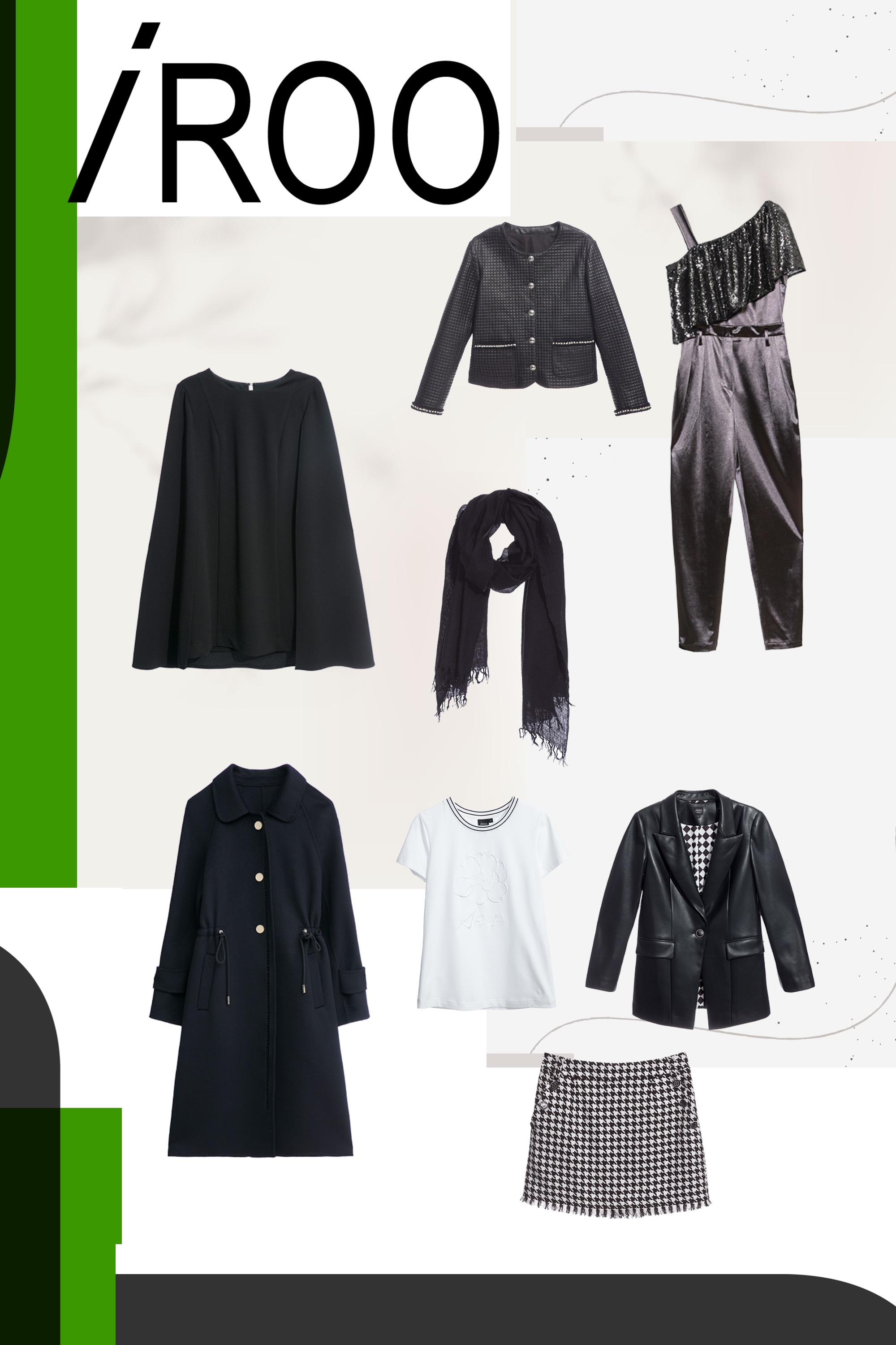 連身褲,秋冬穿搭,黑色長褲,褲子,黑色褲子,上衣,T-Shirt,純棉,刺繡,白色上衣,輕奢渡假,西裝外套,一般外套,派對特輯,時髦成套搭配,皮革,格紋,外套,黑色外套,禮服,一般洋裝,洋裝,黑色洋裝,皮衣,珍珠,長大衣,蕾絲,純羊毛,圍巾,新年開運特輯