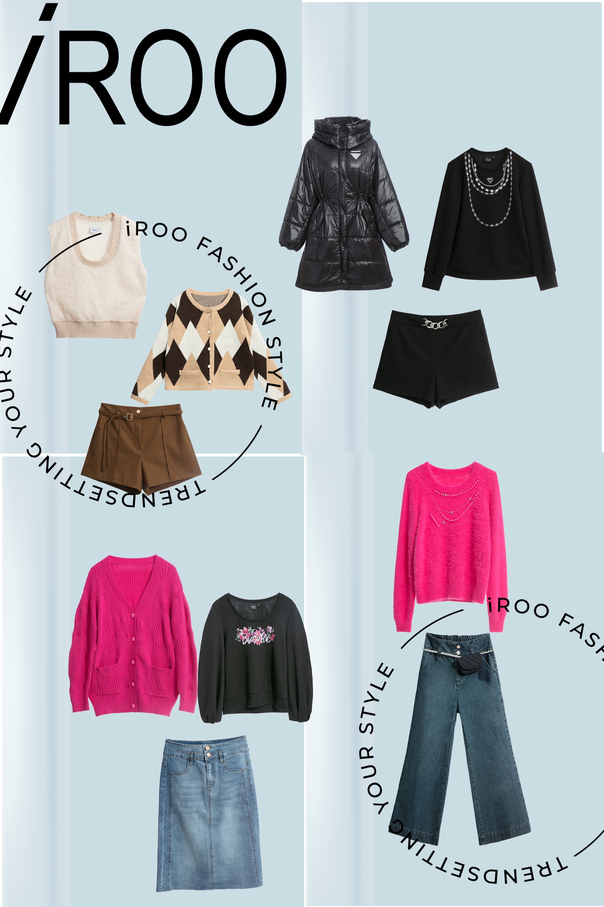 針織外套,秋冬穿搭,一般外套,針織,外套,一般背心,上衣,背心,短褲,褲子,針織衫,春夏穿搭,時髦選品專區,珍珠,雲朵系列,格紋,黑色外套,黑色褲子,繡花,黑色上衣,牛仔裙,牛仔,裙子,牛仔寬褲,牛仔褲,人氣商品