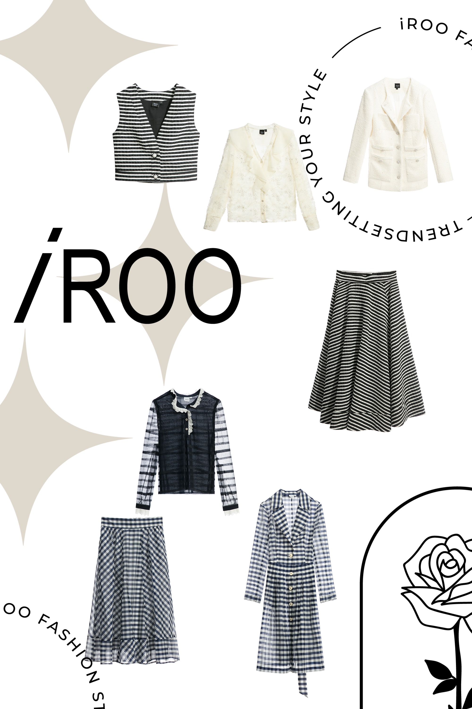 襯衫,春夏穿搭,上衣,約會特輯,花花世界,輕奢渡假,時髦選品專區,荷葉,一般背心,條紋,珍珠,背心,一般外套,風衣,長大衣,洋裝特輯,格紋,洋裝,長袖洋裝,蕾絲,長裙,裙子,上班穿搭,西裝外套,外套