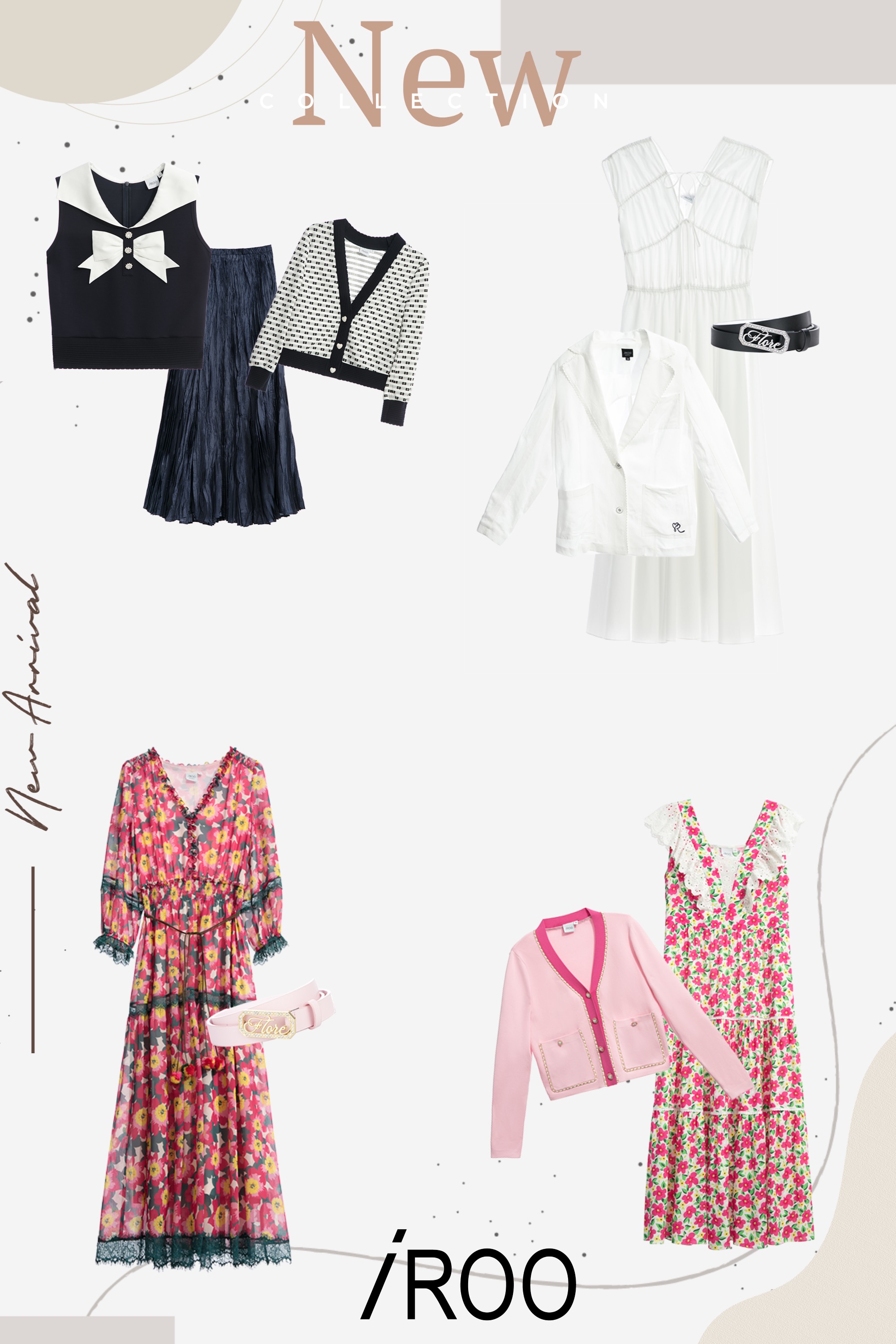 一般背心,春夏穿搭,上衣,蝴蝶結,背心,百摺裙,裙子,一般外套,針織,條紋,外套,一般洋裝,約會特輯,蕾絲,洋裝,印花洋裝,洋裝特輯,針織外套,人氣商品,毛呢花呢,小香風,顯瘦,白色洋裝,西裝外套,輕奢渡假,棉麻,刺繡,白色外套,皮帶,皮革,珍珠,時髦選品專區,雪紡