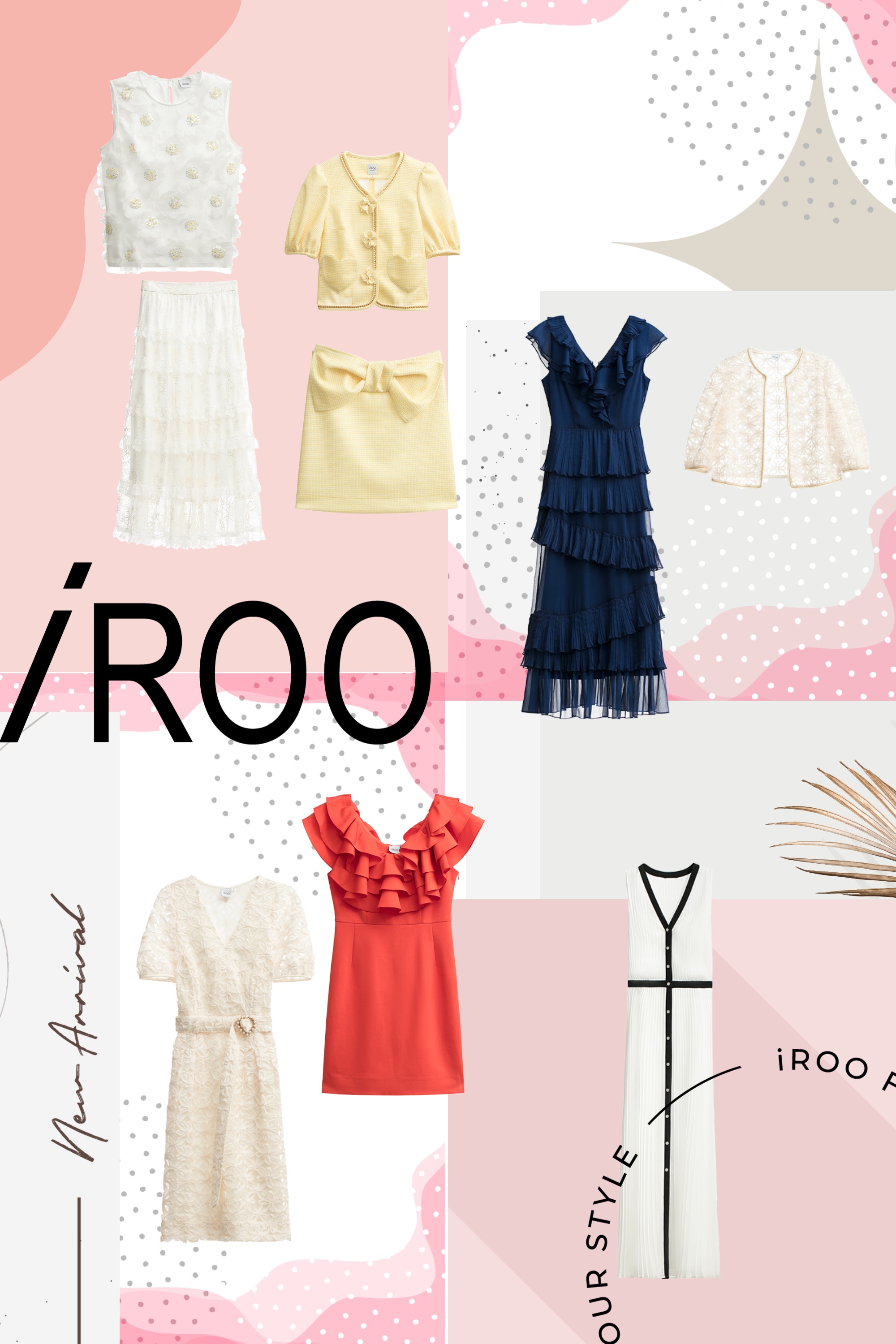 禮服,春夏穿搭,一般洋裝,約會特輯,荷葉,洋裝,V領洋裝,洋裝特輯,刺繡,珍珠,腰帶,短袖洋裝,一般外套,花花世界,時髦成套搭配,毛呢花呢,外套,小香風,短裙,蝴蝶結,裙子,一般背心,上衣,人氣商品,背心,白色背心,雪紡裙,長裙,蕾絲,雪紡,繡花,雪紡長裙,白色裙子,防曬最多選擇,白色洋裝