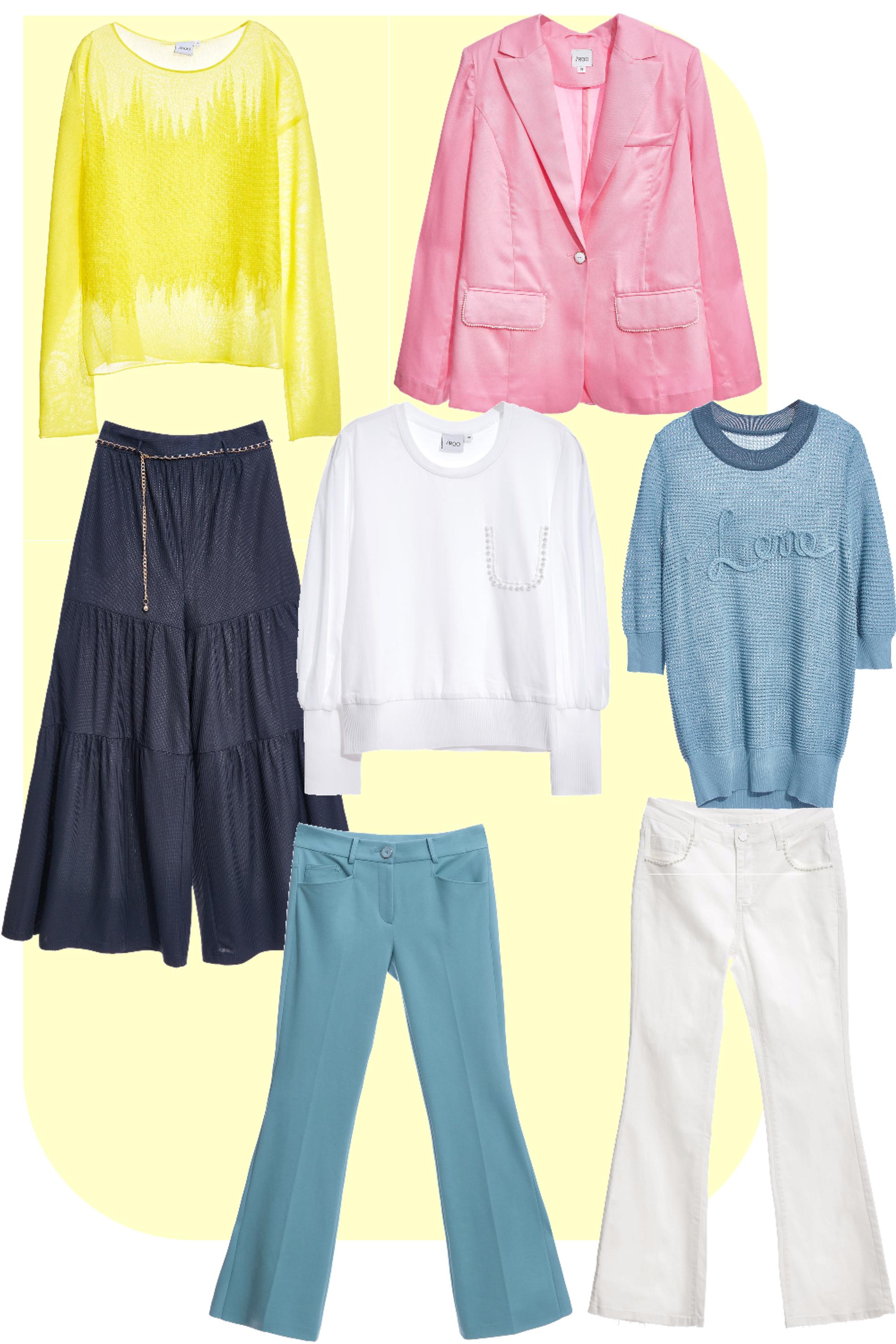 針織衫,春夏穿搭,上衣,針織,T-Shirt,秋冬穿搭,舒適主義,網紗,圓領上衣,白色上衣,寬褲,褲子,西裝外套,一般外套,珍珠,外套,純棉,喇叭褲,牛仔褲,牛仔,白色牛仔褲,白色褲子