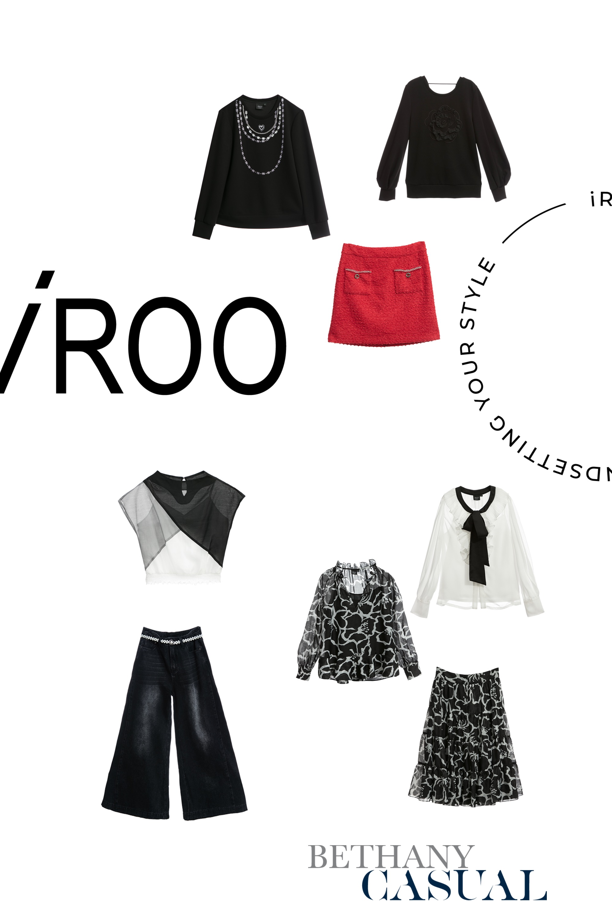 上衣,春夏穿搭,黑色上衣,秋冬穿搭,一般背心,雪紡,荷葉,背心,白色上衣,內搭上衣,牛仔寬褲,牛仔褲,針織,牛仔,珍珠,褲子,黑色褲子,長裙,花花世界,人氣商品,裙子,紗裙,刺繡,繡花,時髦選品專區,短裙,派對特輯,時髦成套搭配,毛呢花呢,小香風