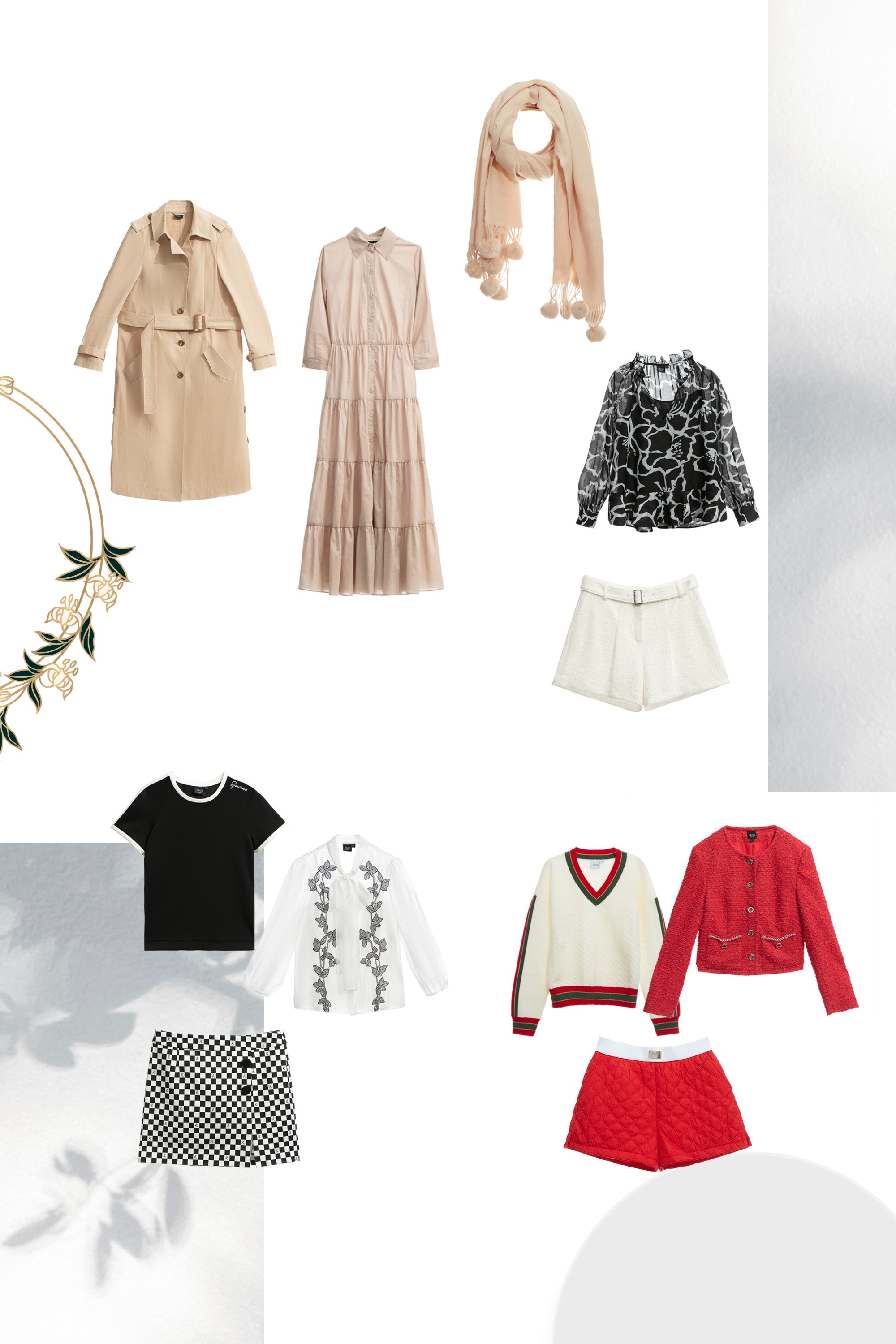 短褲,秋冬穿搭,褲子,一般洋裝,春夏穿搭,蛋糕裙,襯衫,洋裝特輯,洋裝,長袖洋裝,風衣,長大衣,一般外套,上班穿搭,外套,上衣,蕾絲上衣,花花世界,蕾絲,內搭上衣,針織衫,針織,白色上衣,黑色上衣,短裙,裙子,圍巾,派對特輯,時髦成套搭配,毛呢花呢,小香風,一般背心,人氣商品,荷葉,背心,白色褲子