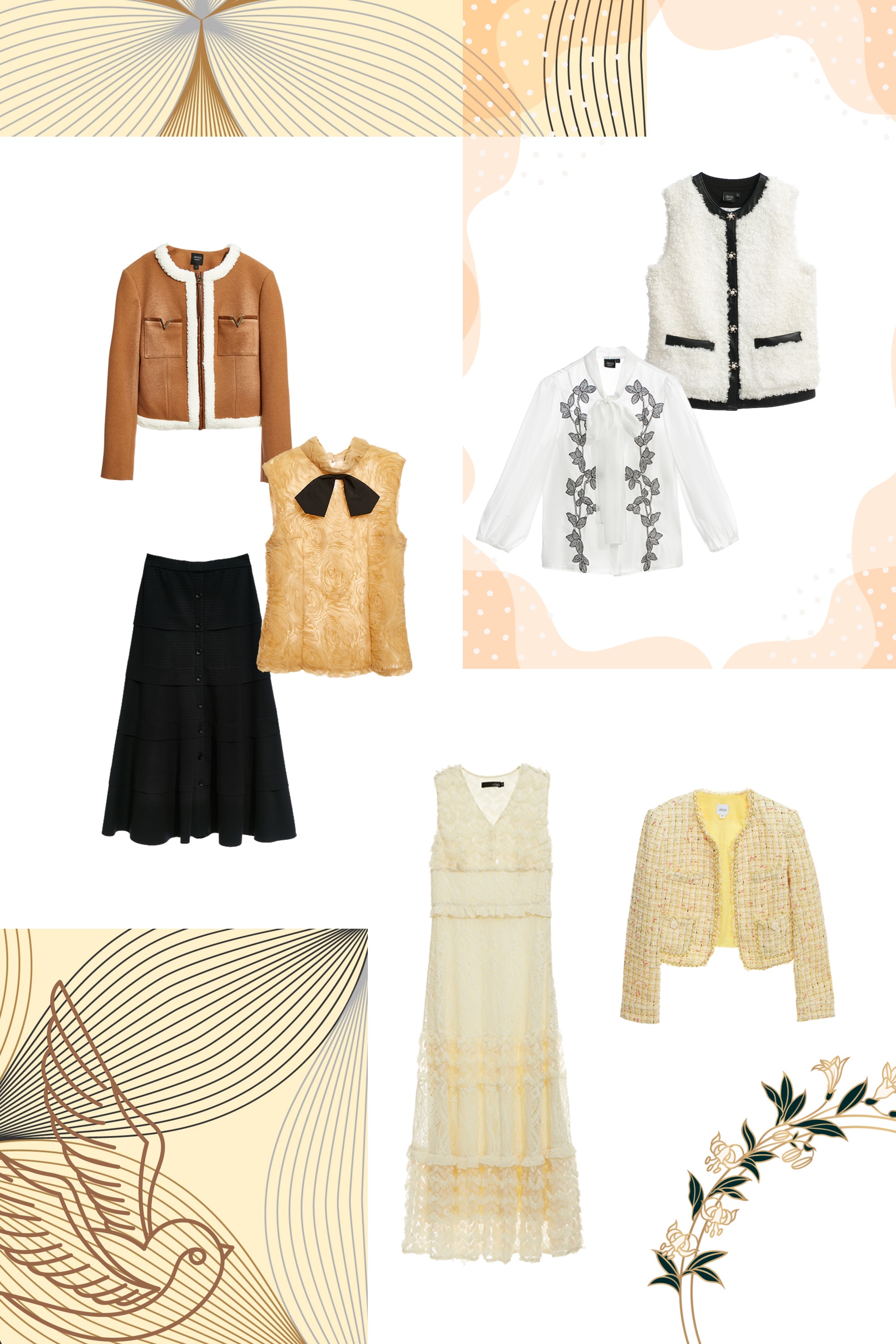 長裙,秋冬穿搭,人氣商品,裙子,黑色裙子,一般外套,外套,一般背心,上衣,背心,花花世界,蝴蝶結,皮革,毛呢花呢,珍珠,蕾絲上衣,上班穿搭,蕾絲,內搭上衣,時髦成套搭配,小香風,一般洋裝,蕾絲洋裝,洋裝特輯,長洋裝,蕾絲裙,無袖洋裝,洋裝,短袖洋裝