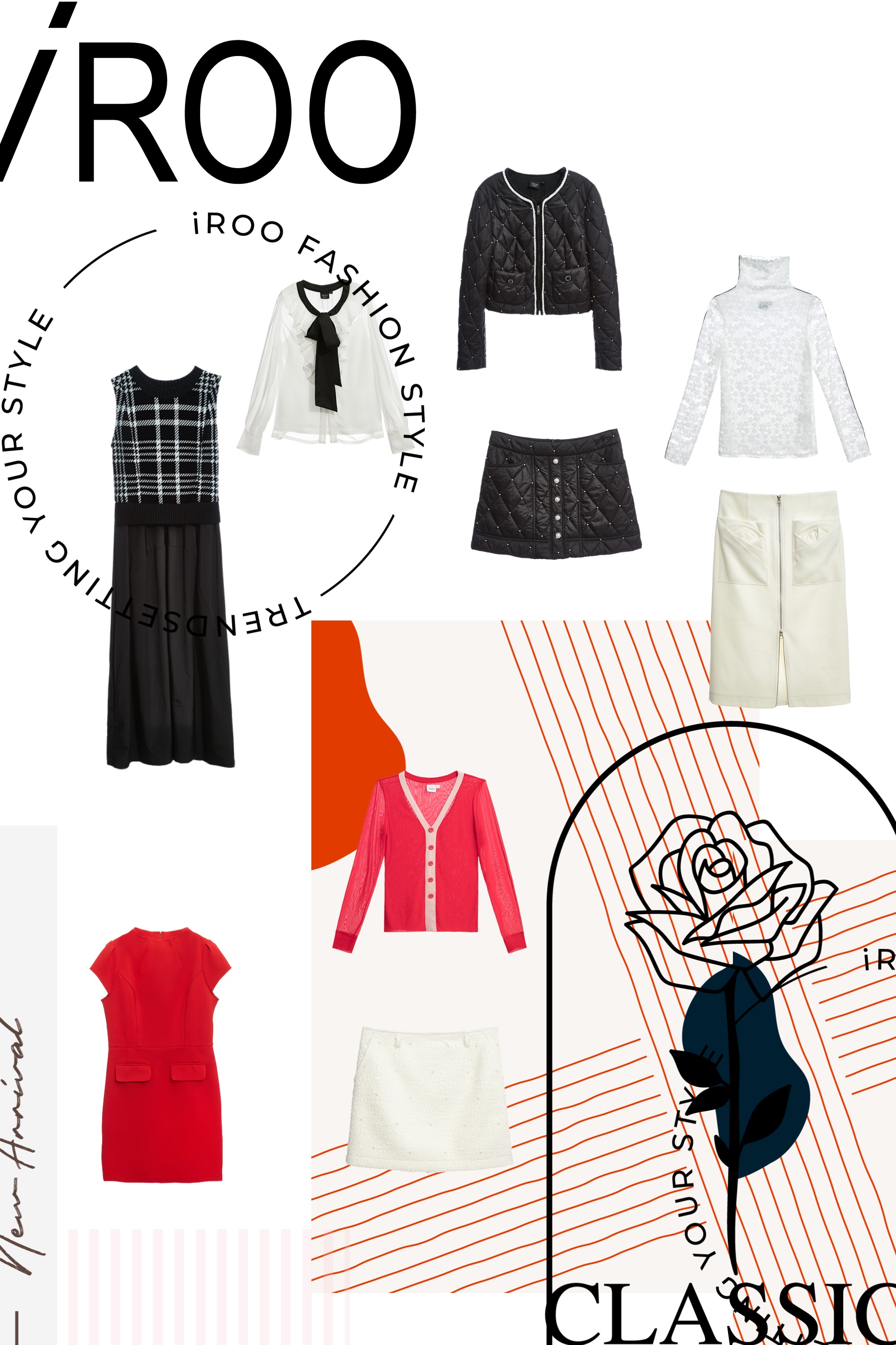 一般洋裝,秋冬穿搭,洋裝特輯,洋裝,短袖洋裝,針織裙,針織洋裝,針織,格紋,無袖洋裝,背心,針織背心,黑色洋裝,一般外套,人氣商品,時髦成套搭配,珍珠,外套,黑色外套,小香風,上衣,蕾絲上衣,花花世界,蕾絲,內搭上衣,窄裙,上班穿搭,白色裙子,Body Suit,開運紅,派對特輯,一般背心,雪紡,荷葉,白色上衣,短裙,春夏穿搭,毛呢花呢,裙子,褲裙,褲子,黑色褲子