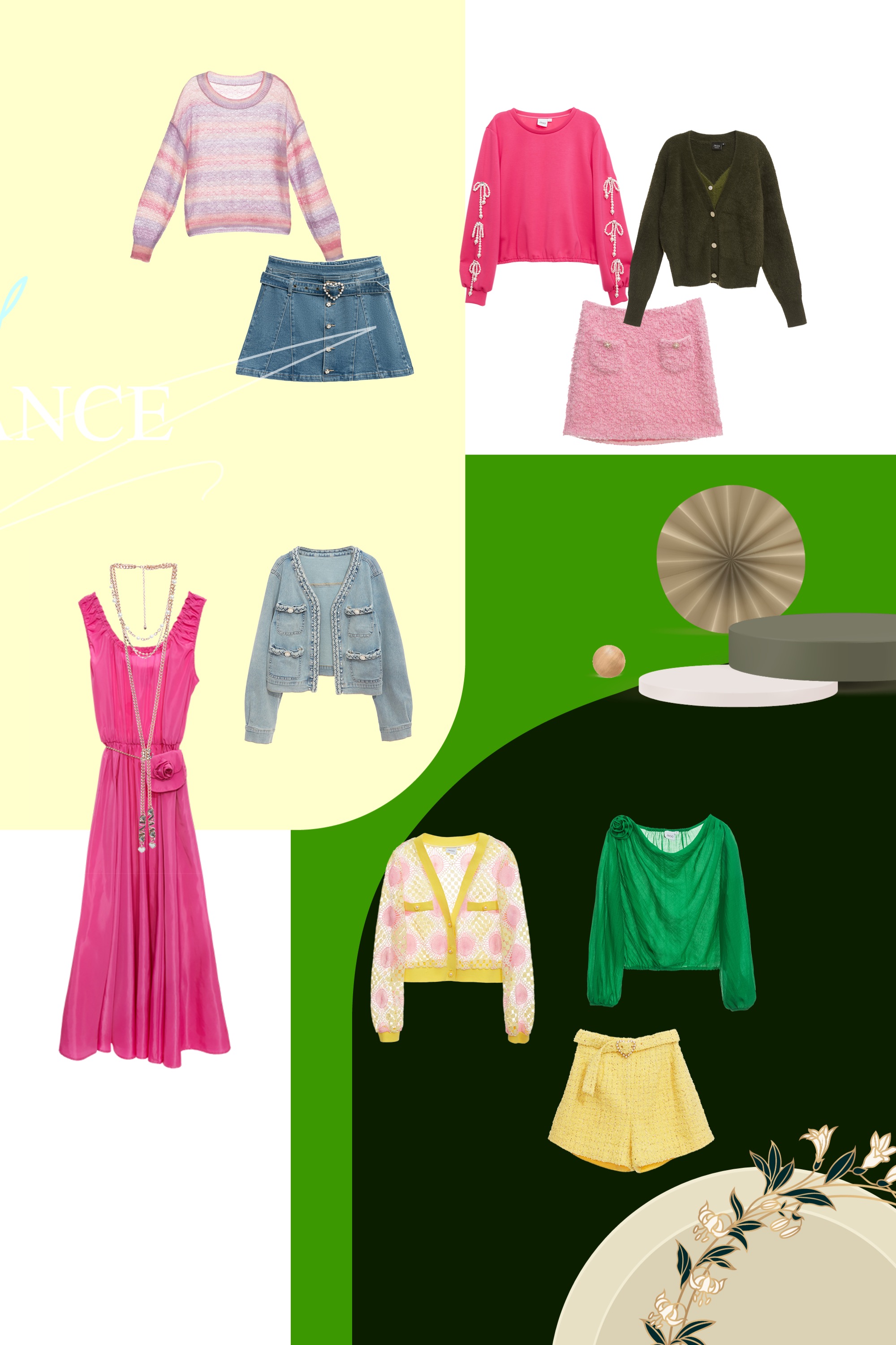 T-Shirt,春夏穿搭,上衣,約會特輯,針織,珍珠,蝴蝶結,牛仔裙,短裙,牛仔,牛仔短裙,腰帶,針織衫,秋冬穿搭,U領洋裝,花花世界,洋裝特輯,荷葉,無袖洋裝,洋裝,短袖洋裝,牛仔外套,一般外套,外套,針織外套,蕾絲上衣,V領外套,蕾絲,小香風,短褲,上班穿搭,時髦成套搭配,褲子,窄裙,裙子,項鍊