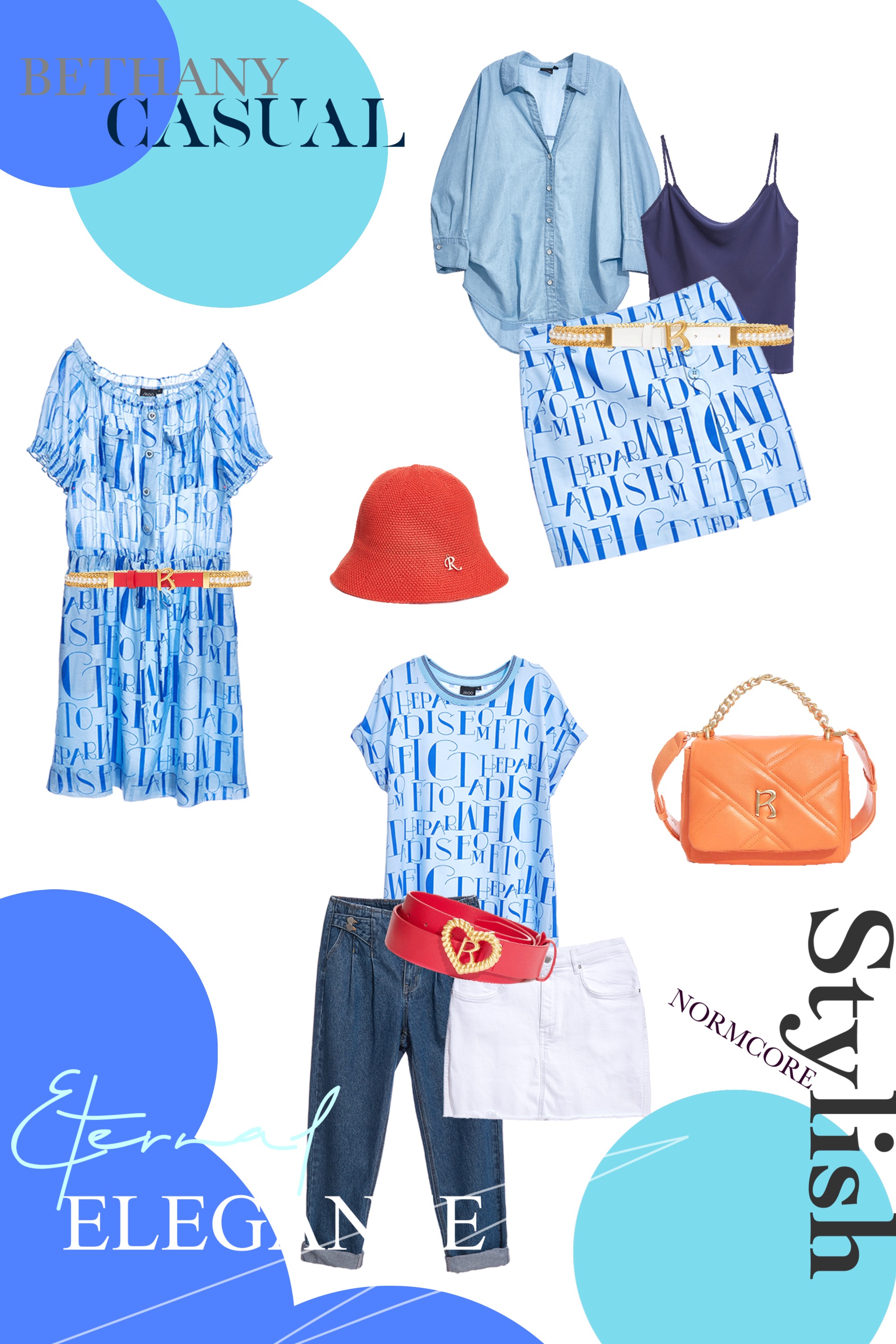 牛仔襯衫,春夏穿搭,上衣,OL穿搭,上班穿搭,夏日組搭企劃,牛仔,T-Shirt,舒適主義,牛仔褲,女王風範,褲子,側背包,肩背包,皮革,帽子,旅行穿搭,皮帶,開運紅,珍珠