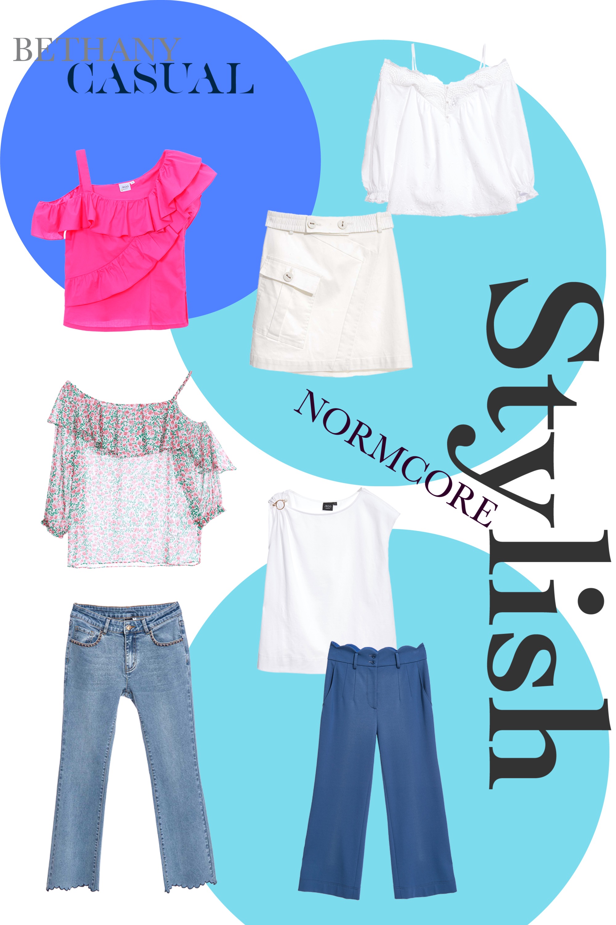 純棉,上衣,春夏穿搭,白色上衣,牛仔褲,牛仔,刺繡,褲子,芭比風潮,母親節專區,雪紡,荷葉