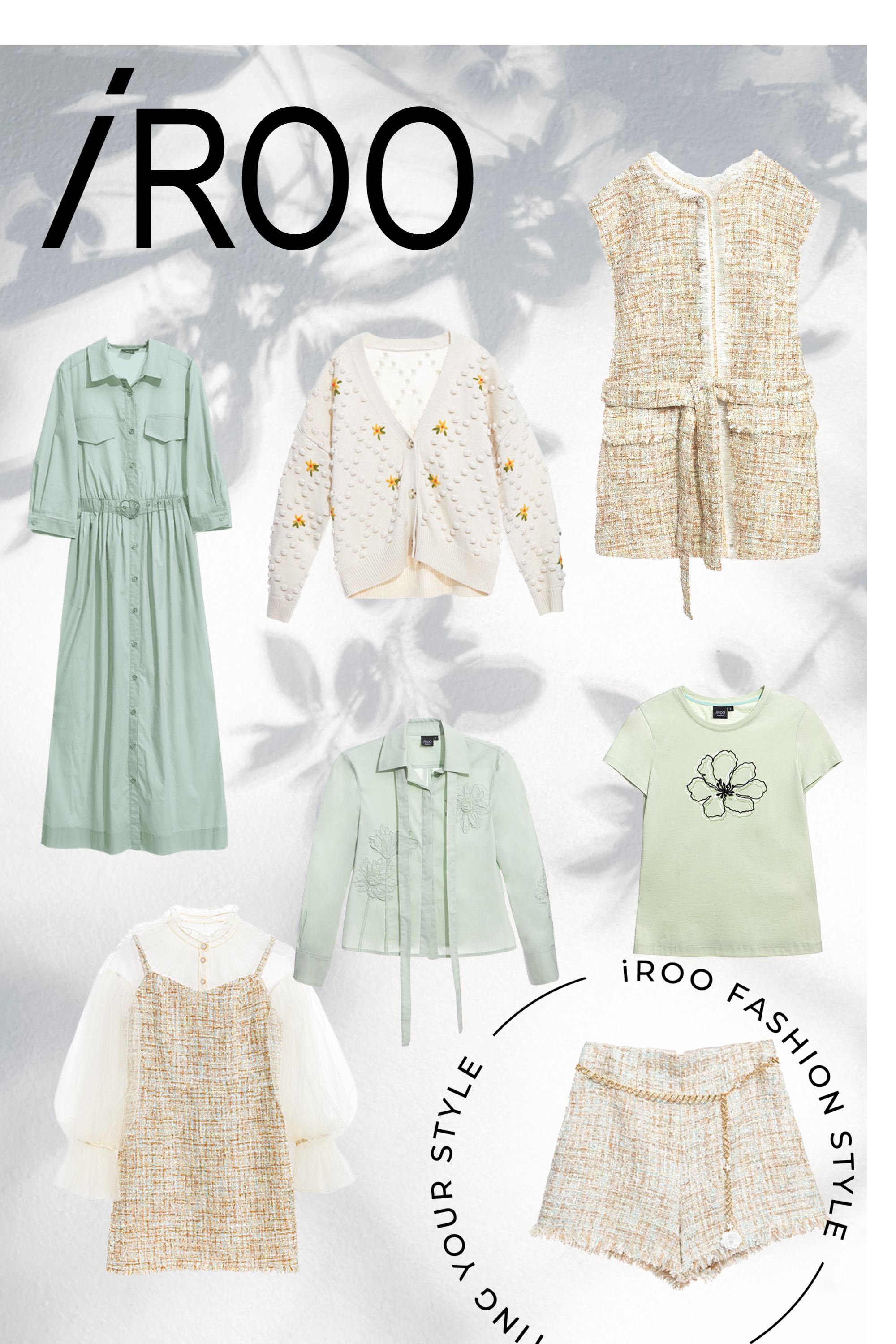 針織外套,秋冬穿搭,一般外套,輕奢工藝,針織,外套,一般背心,約會特輯,輕奢渡假,時髦成套搭配,背心,背心外套,短褲,褲子,上衣,T-Shirt,刺繡,T恤