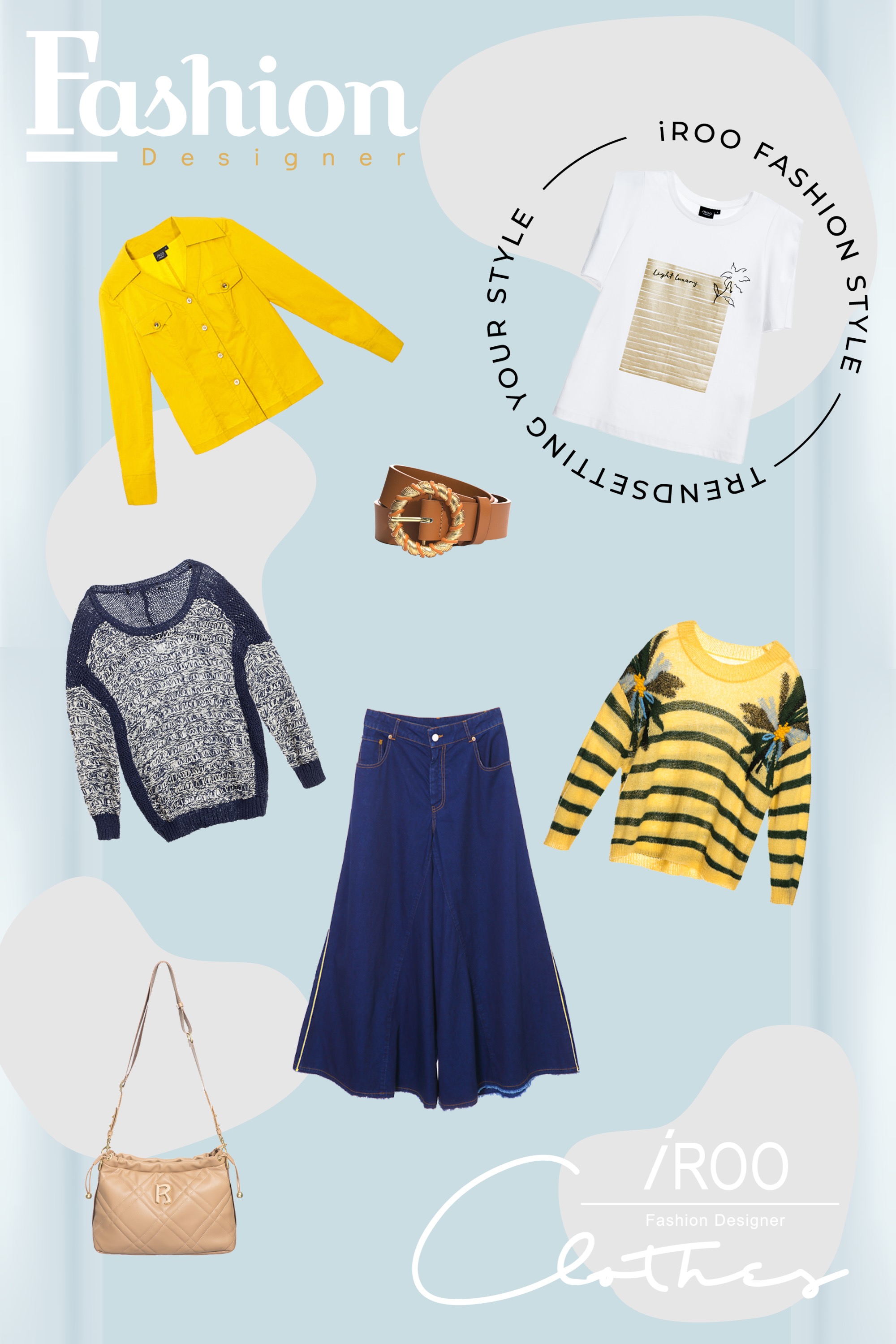 針織衫,秋冬穿搭,上衣,針織,雪紡,繡花,條紋,皮帶,皮革,側背包,休閒