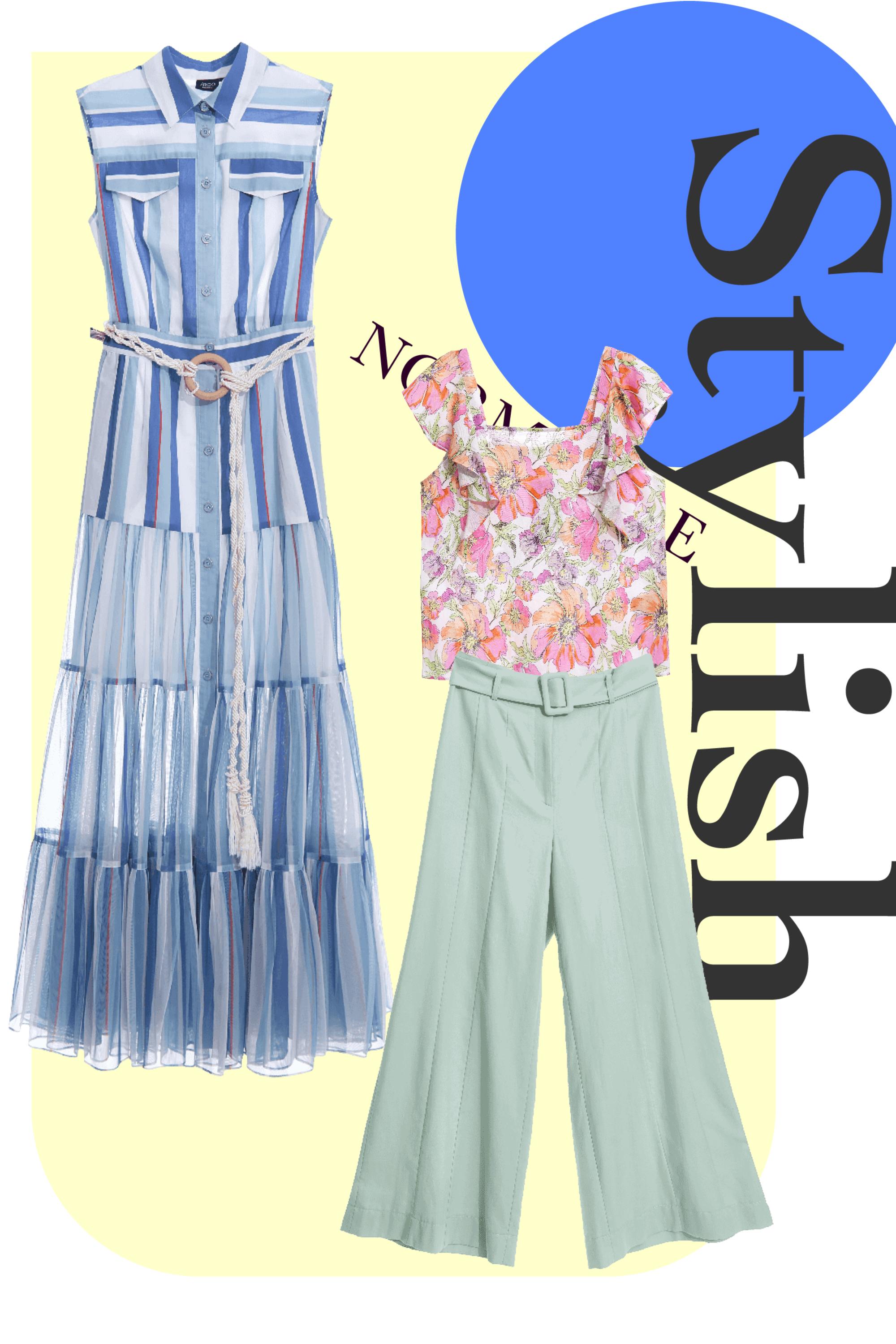 一般背心,春夏穿搭,上衣,荷葉,背心,一般洋裝,OL穿搭,療癒色彩,洋裝特輯,網紗,洋裝