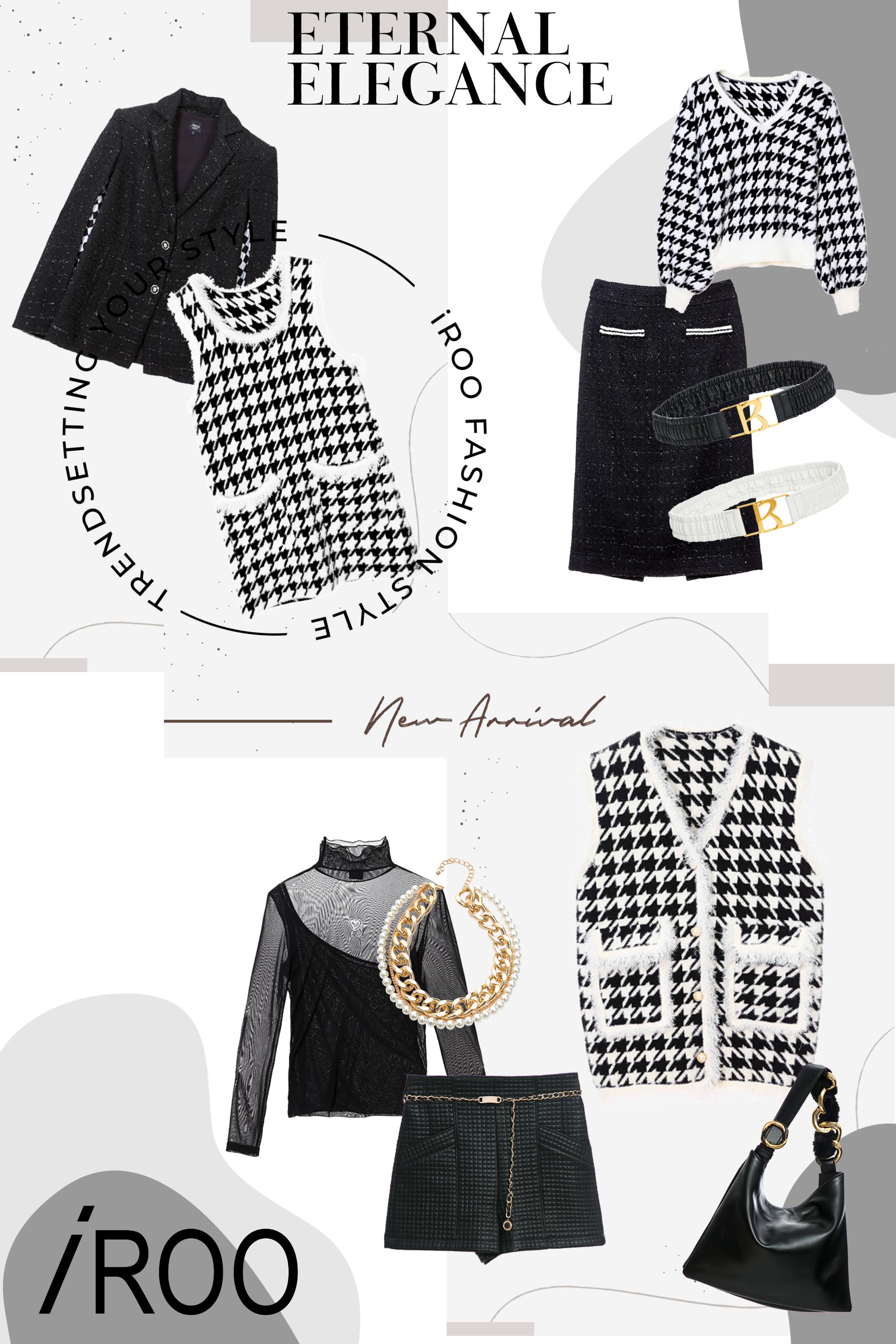 西裝外套,秋冬穿搭,一般外套,保暖特輯,約會特輯,派對特輯,人氣商品,毛呢花呢,外套,黑色外套,針織洋裝,一般洋裝,U領洋裝,洋裝特輯,針織,格紋,洋裝,一般背心,背心,針織背心,上衣,刺繡,黑色上衣,短褲,褲子,黑色褲子,窄裙,裙子,黑色裙子,針織衫,針織上衣,皮帶,皮革,項鍊,飾品,珍珠,側背包,肩背包