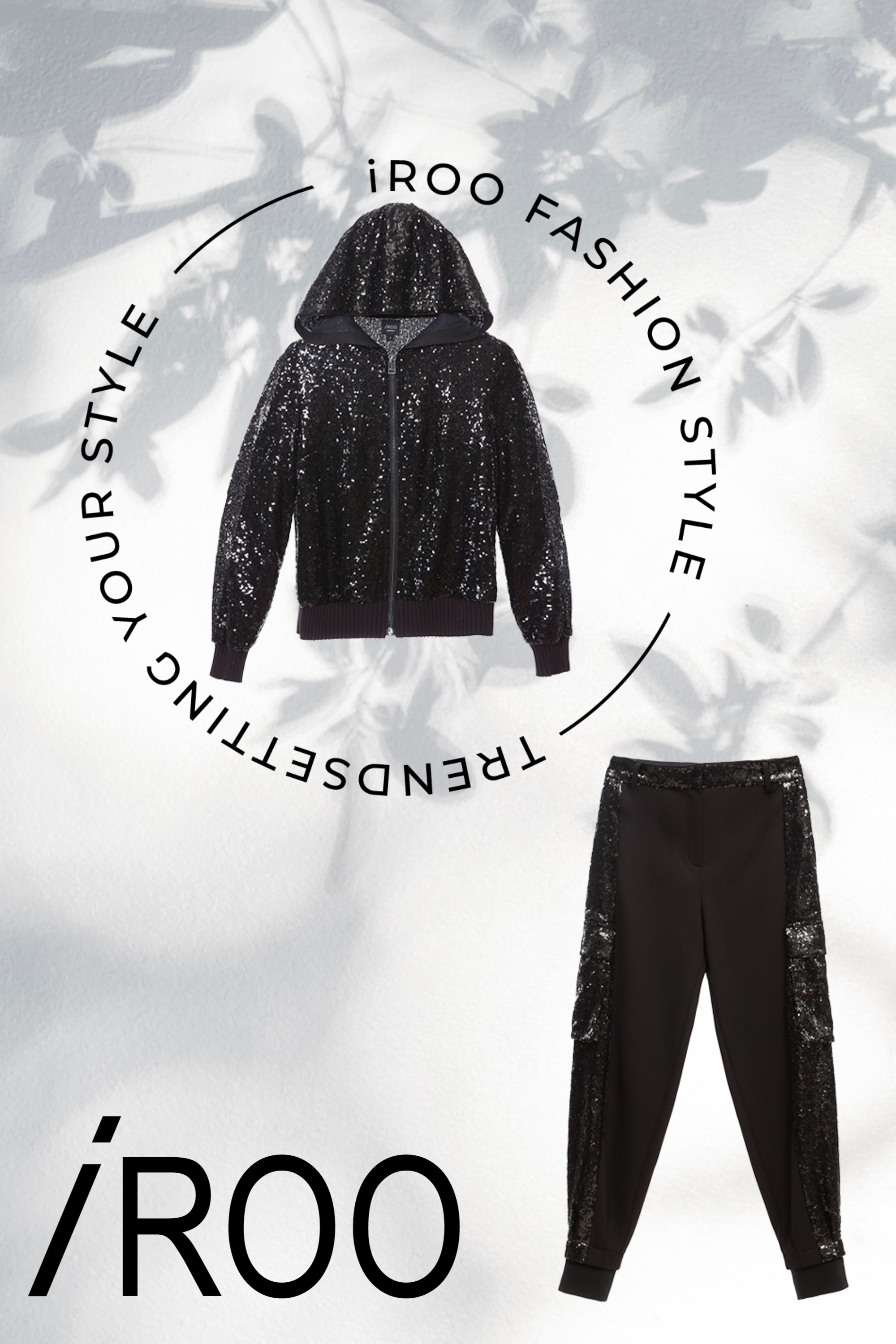 一般外套,秋冬穿搭,運動時裝,外套,黑色外套,束口褲,休閒,黑色長褲,褲子,黑色褲子