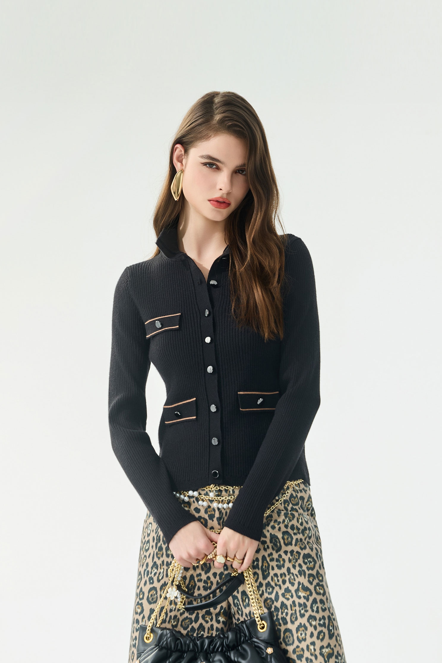 小香風質樸原色針織外套小香風質樸原色針織外套,上班OL穿搭,人氣商品,外套,小香風,小香風外套,秋冬穿搭,約會特輯,針織,針織外套