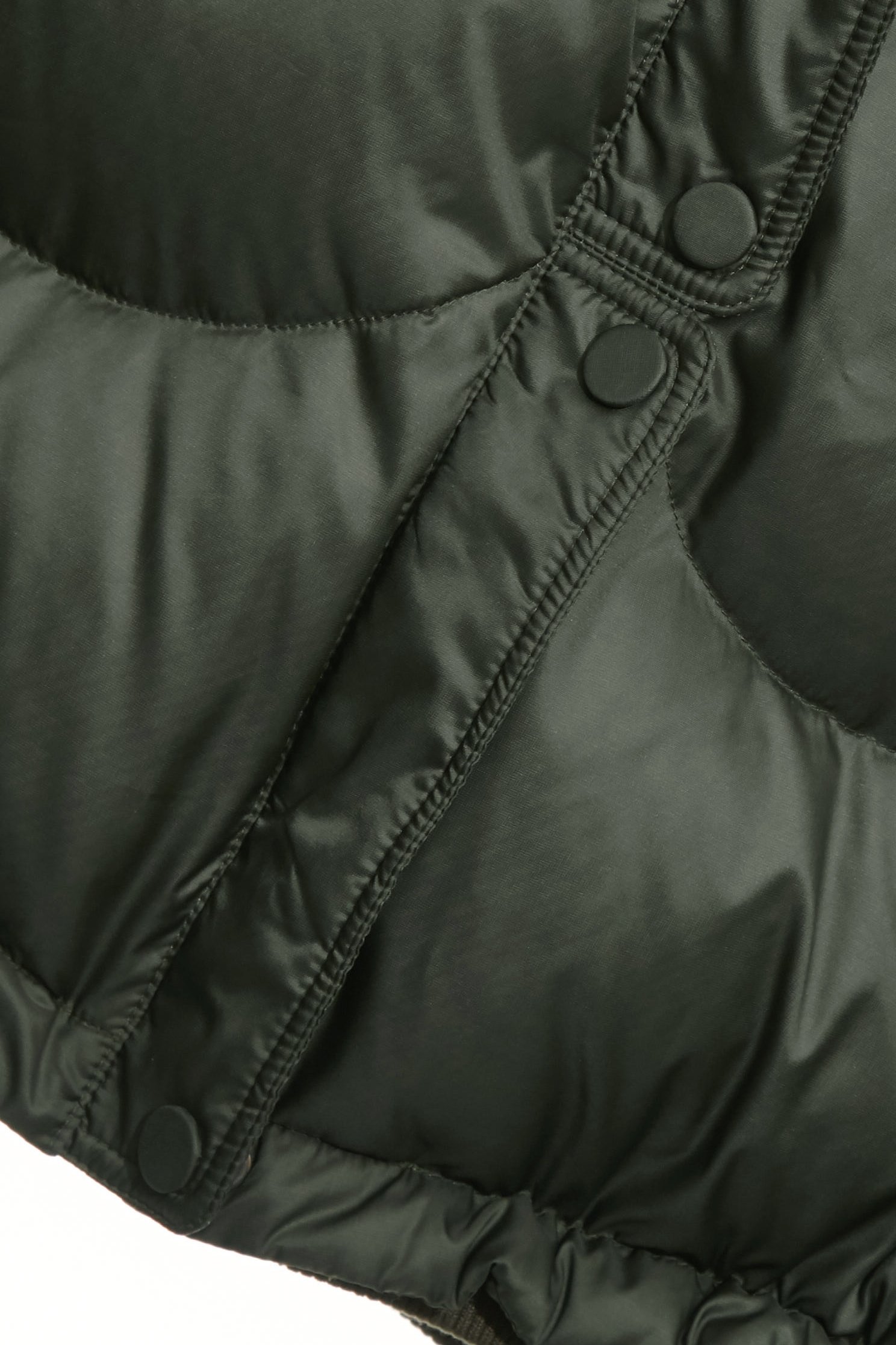 神秘綠領片拼接鵝絨外套神秘綠領片拼接鵝絨外套,一般外套,外套,秋冬穿搭