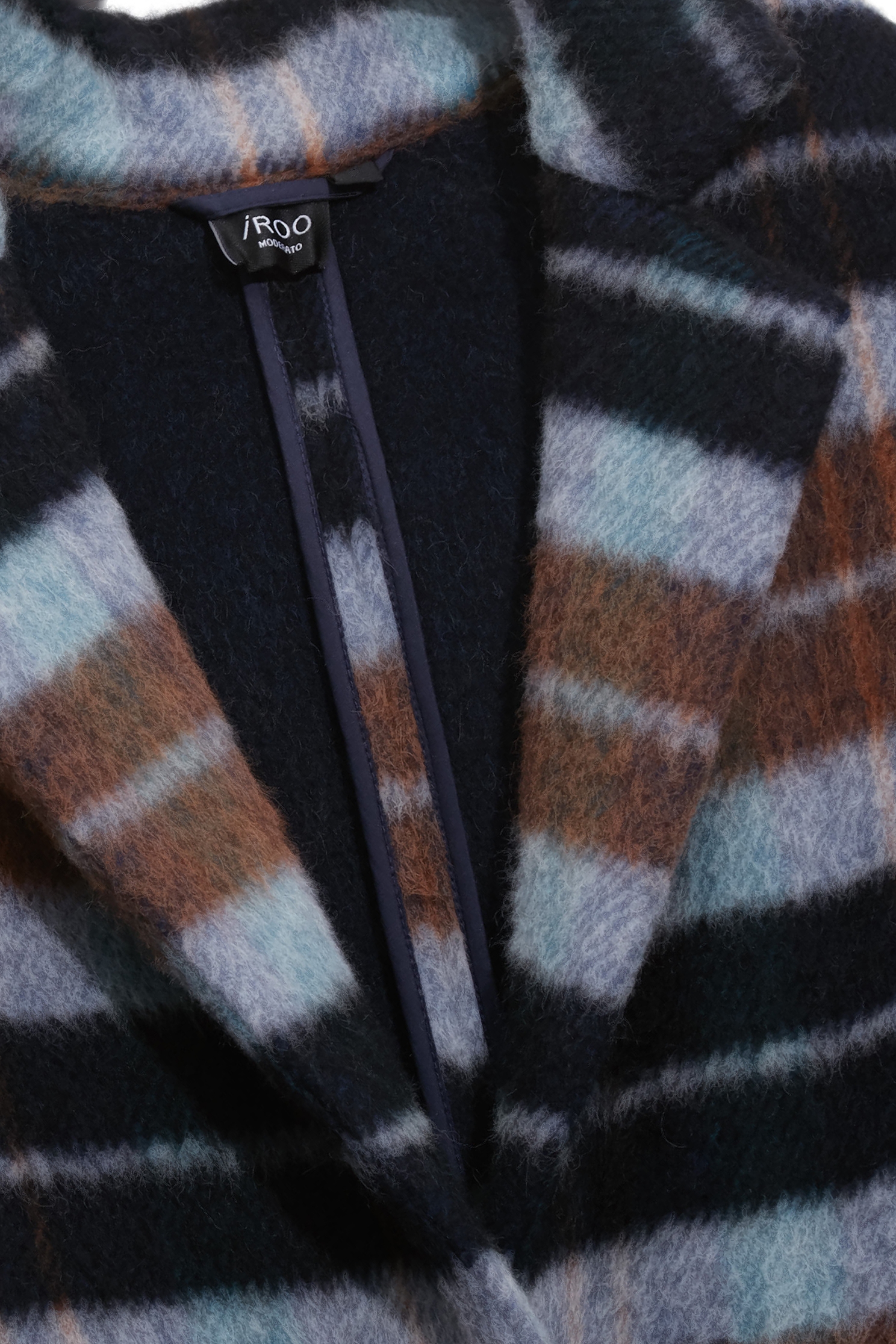 焦糖漸層藍刷毛大衣焦糖漸層藍刷毛大衣,一般外套,外套,春夏穿搭