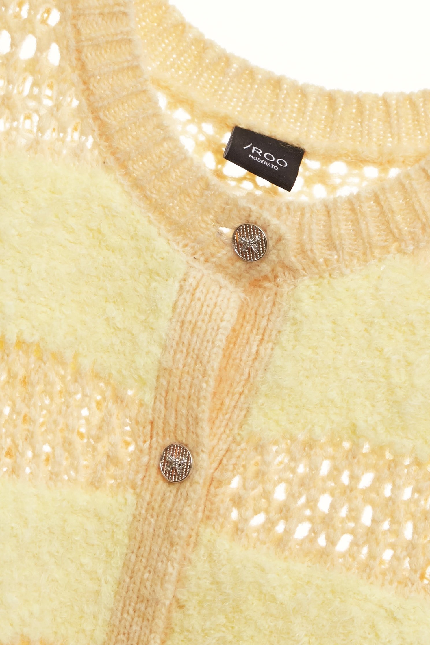 萊姆黃拼簍空條開襟針織萊姆黃拼簍空條開襟針織,外套,春夏穿搭,條紋,約會特輯,針織,針織外套