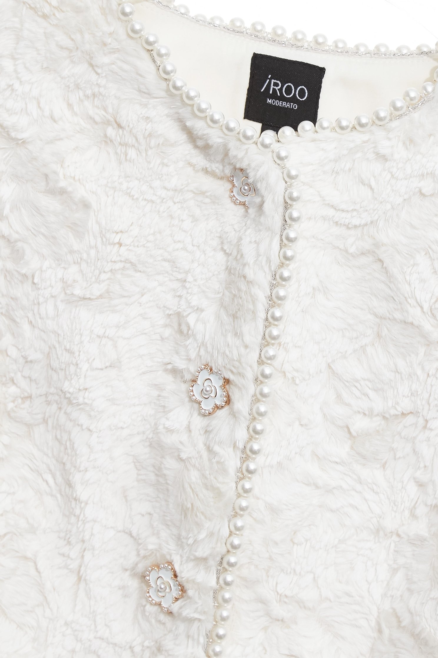 復古珍珠白仿皮草壓紋外套復古珍珠白仿皮草壓紋外套,一般外套,上班OL穿搭,外套,春夏穿搭,珍珠,白色外套