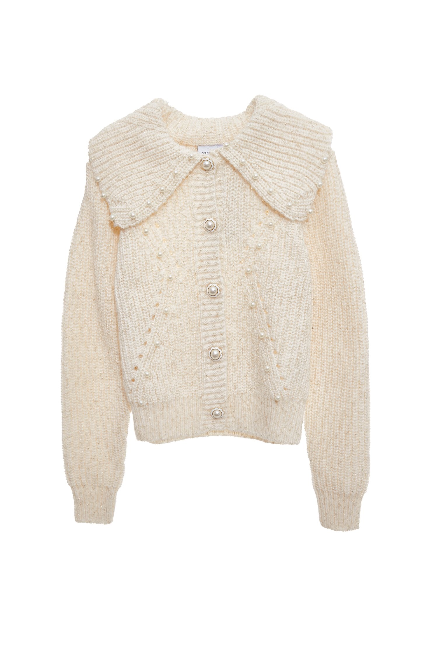 金蔥流蘇開襟針織外套金蔥流蘇開襟針織外套,一般外套,外套,春夏穿搭,珍珠,針織,針織外套