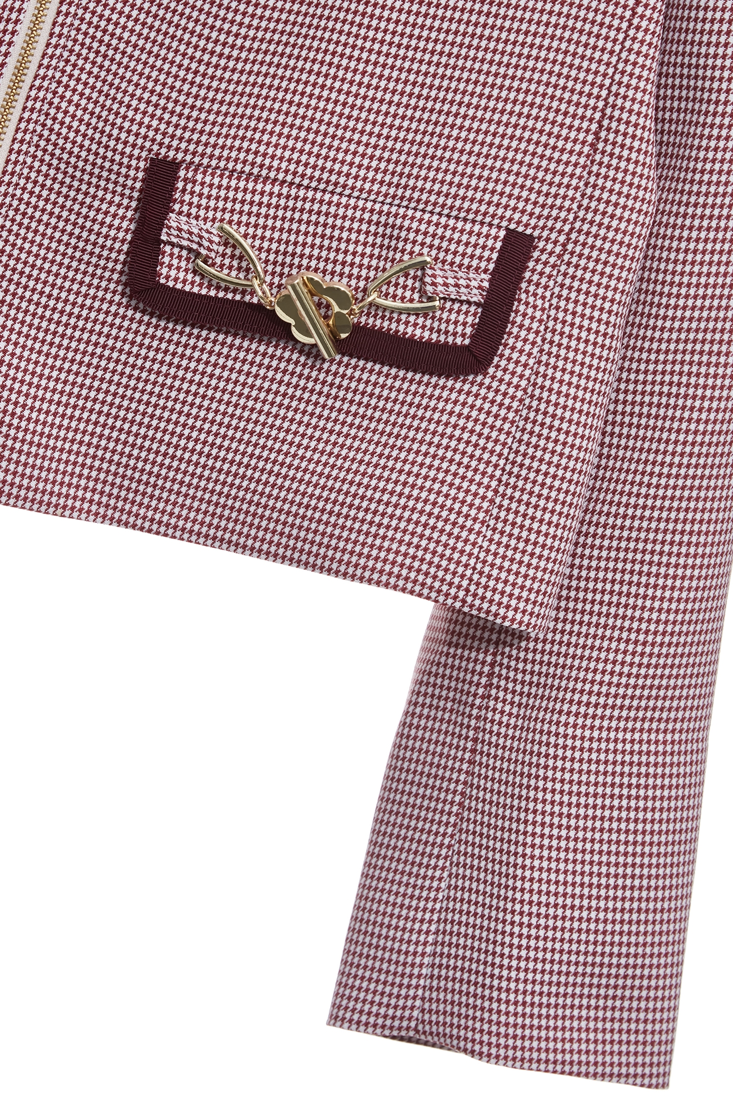 櫻桃巧克力色格紋外套櫻桃巧克力色格紋外套,一般外套,外套,春夏穿搭,格紋,連帽外套