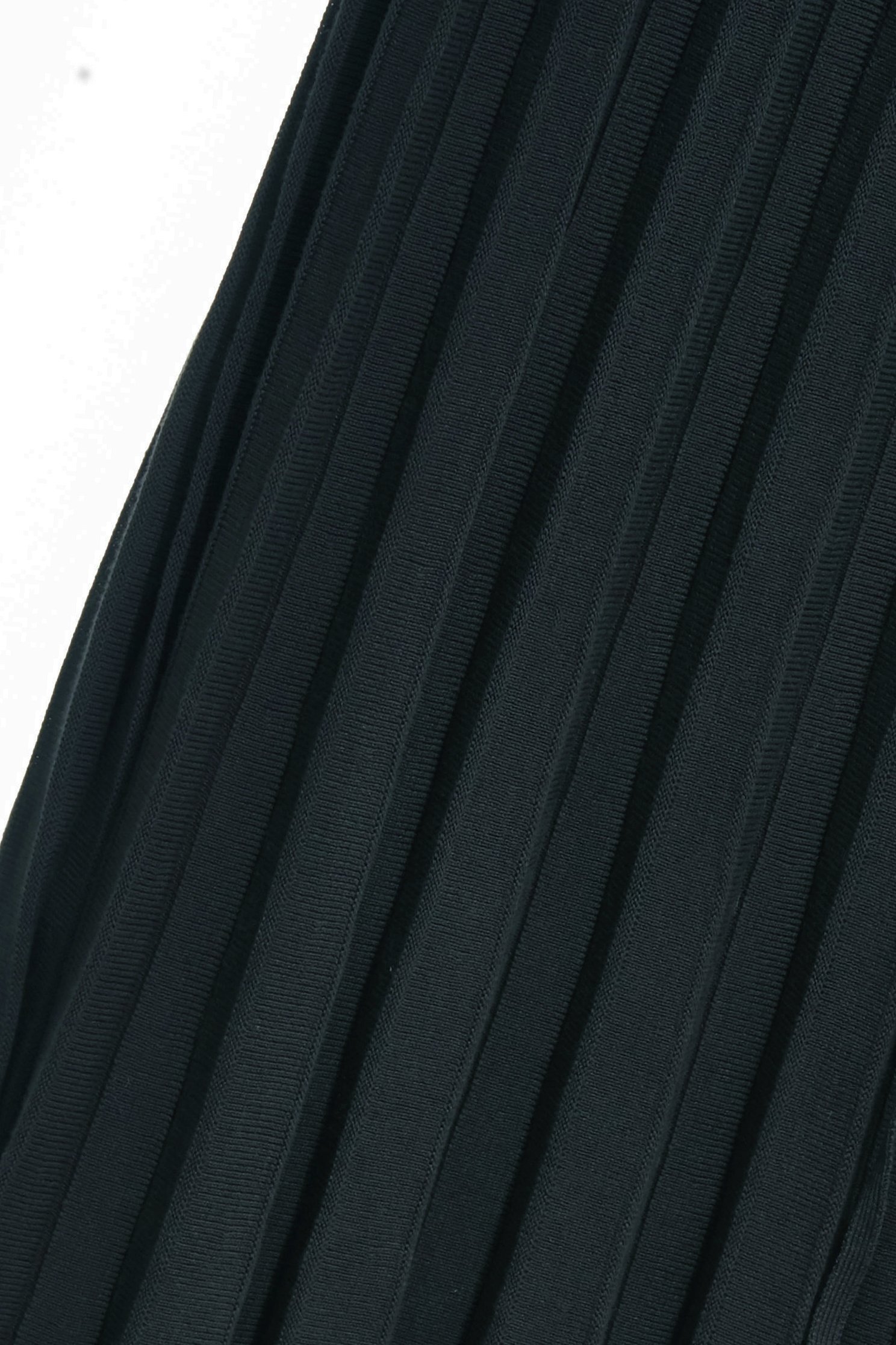 月光灰針織百褶裙神秘黑針織百褶裙,秋冬穿搭,針織