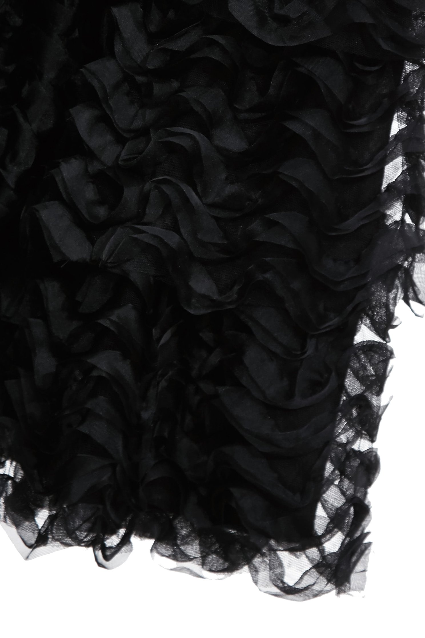 烏干波浪網紗蛋糕裙烏干波浪網紗蛋糕裙,時髦成套搭配,派對特輯,秋冬穿搭,約會特輯,網紗,網裙,長裙