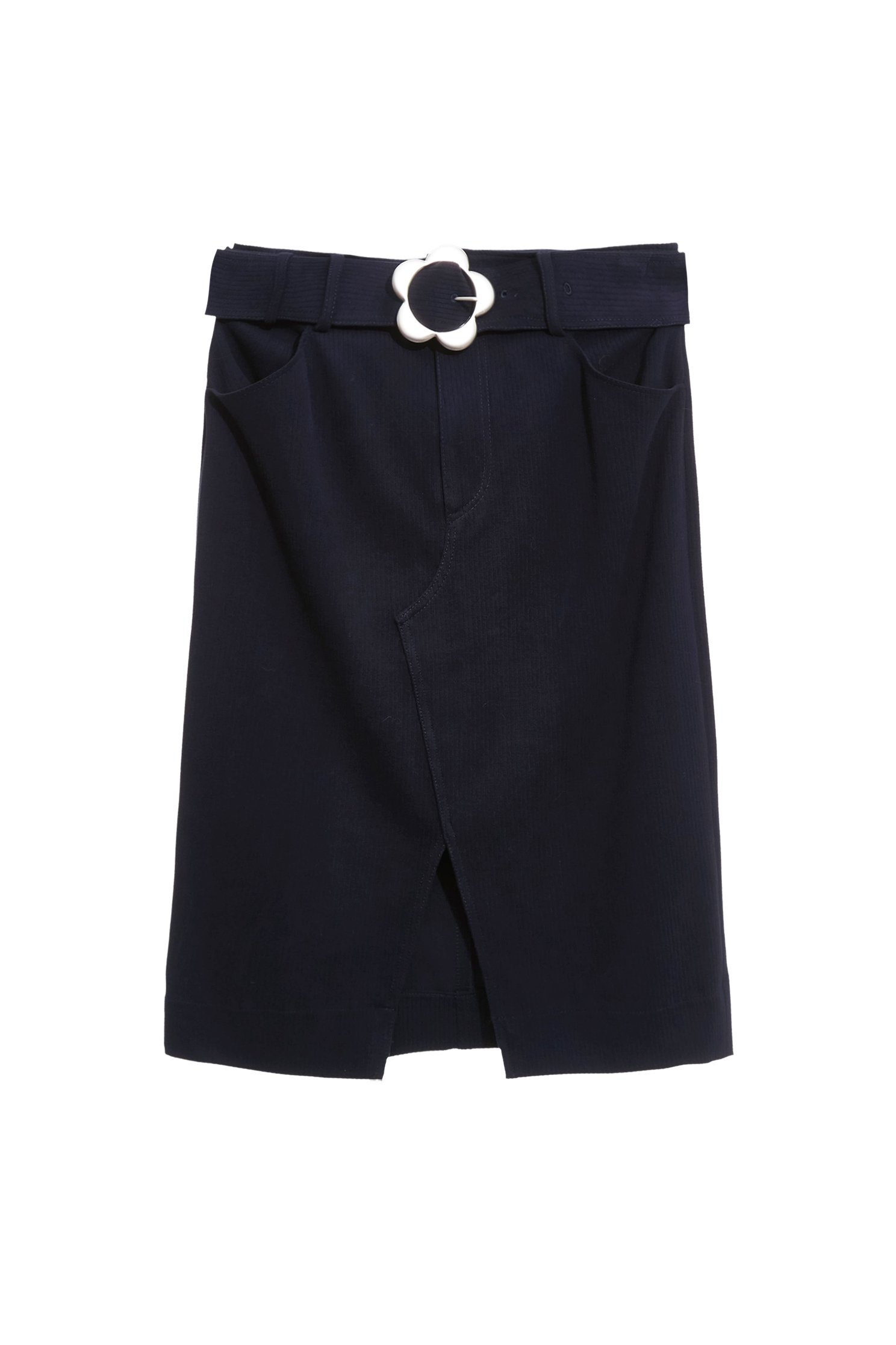 花朵腰帶頭中長裙花朵腰帶頭中長裙,秋冬穿搭,窄裙