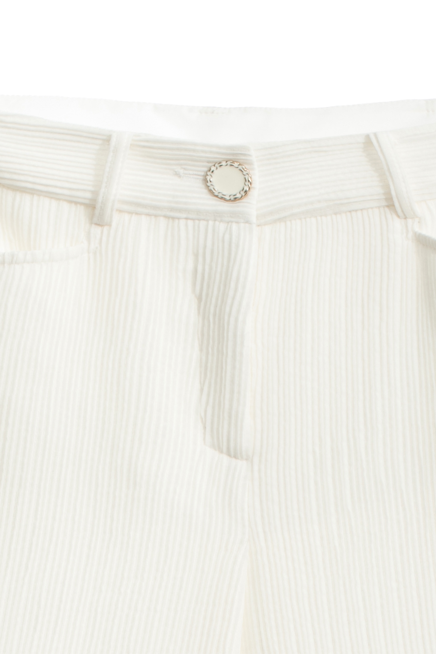 奶白色彈性坑條直筒寬褲Wide Leg White Pants,上班OL穿搭,寬褲,時髦成套搭配,白色褲子,白色長褲,秋冬穿搭,褲子