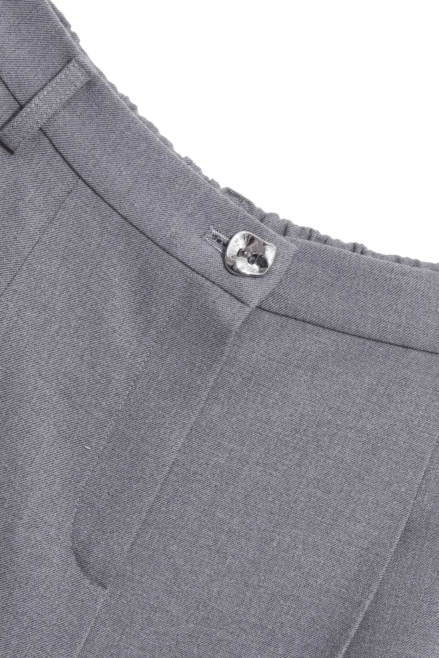 安靜灰摺飾闊腿長褲安靜灰摺飾闊腿長褲,上班OL穿搭,寬褲,時髦成套搭配,秋冬穿搭,褲子,長褲