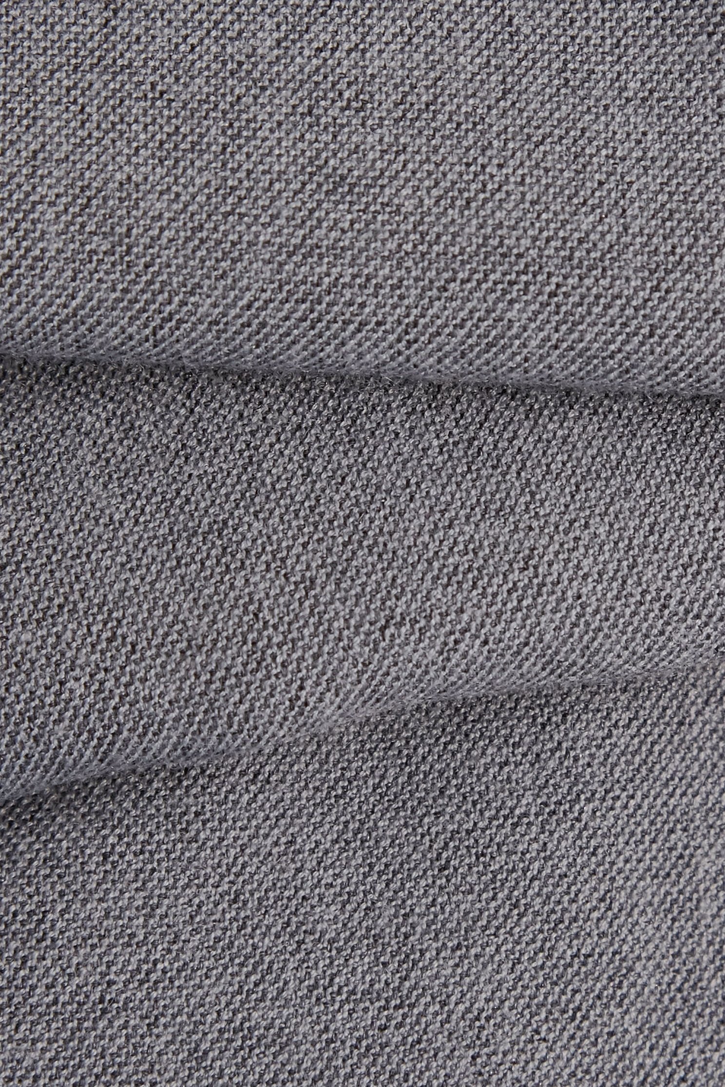 安靜灰摺飾闊腿長褲安靜灰摺飾闊腿長褲,上班OL穿搭,寬褲,時髦成套搭配,秋冬穿搭,褲子,長褲