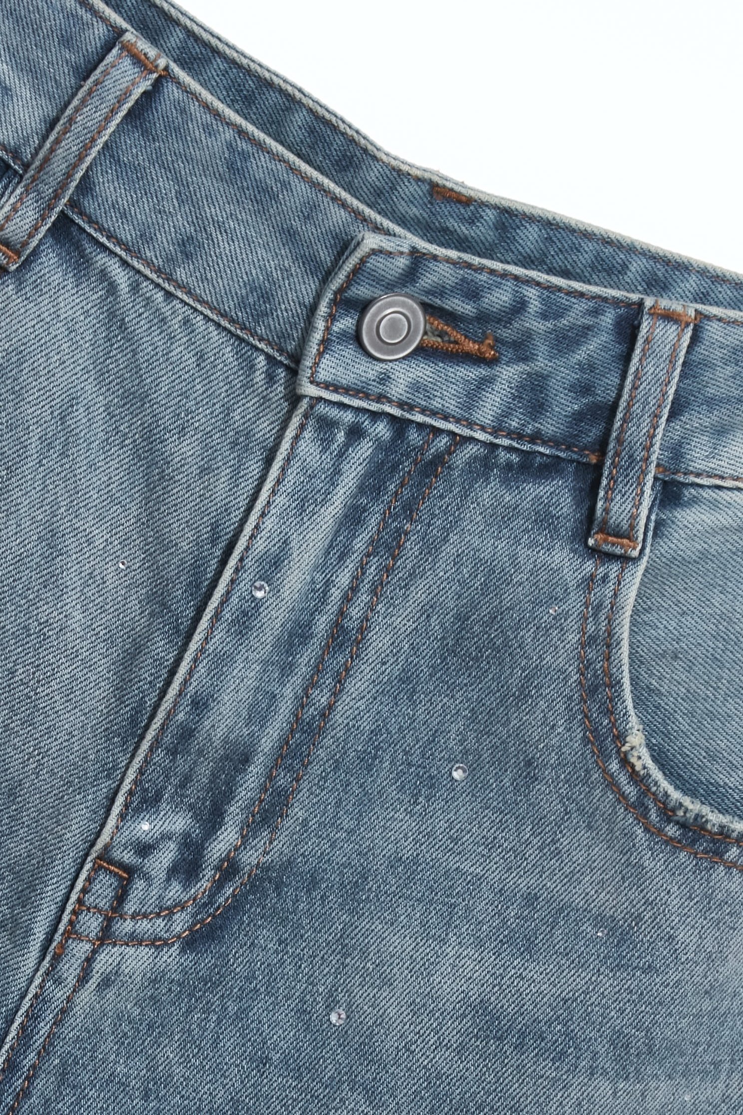 閃光五彩點點牛仔寬褲閃光五彩點點牛仔寬褲,丹寧,喇叭褲,寬褲,牛仔,牛仔褲,秋冬穿搭,約會特輯,褲子