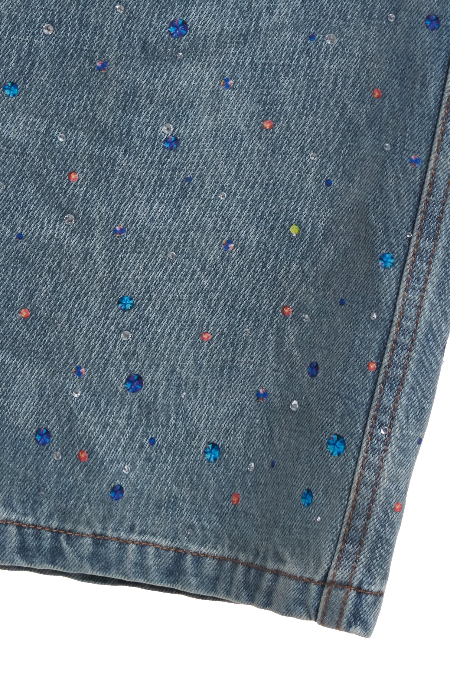 閃光五彩點點牛仔寬褲閃光五彩點點牛仔寬褲,丹寧,喇叭褲,寬褲,牛仔,牛仔褲,秋冬穿搭,約會特輯,褲子