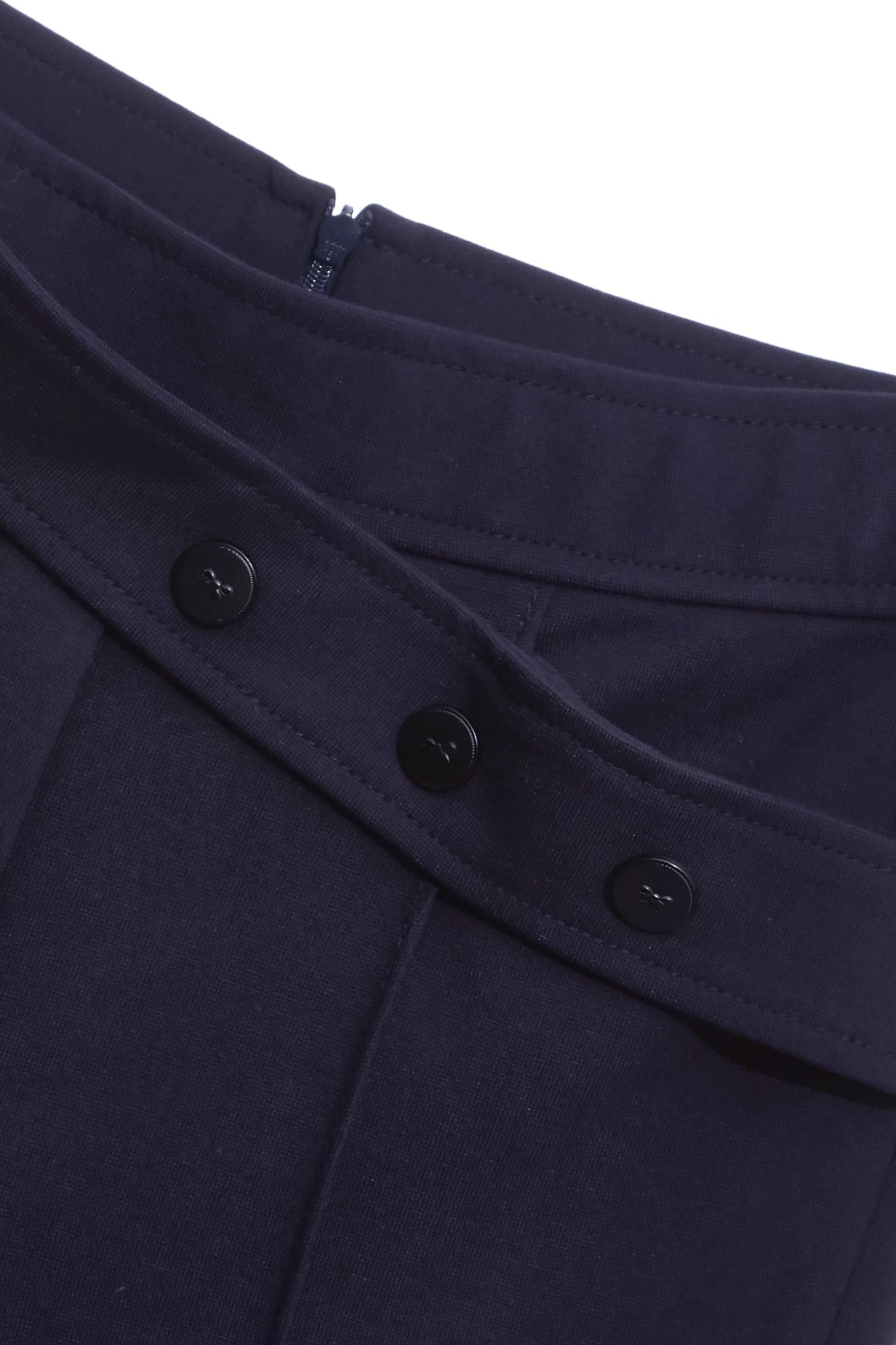 造型腰頭海軍藍合身褲造型腰頭海軍藍合身褲,上班OL穿搭,春夏穿搭,窄管褲,腰帶,褲子,長褲