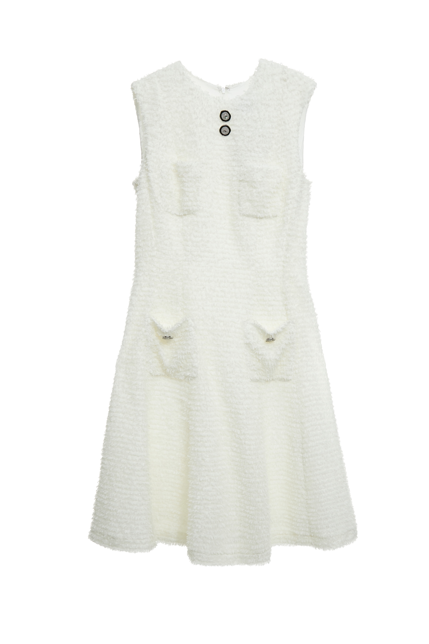 奶白色帶子紗小香風洋裝奶白色帶子紗小香風洋裝,一般洋裝,上班OL穿搭,小香風,春夏穿搭,洋裝特輯,派對特輯,白色洋裝