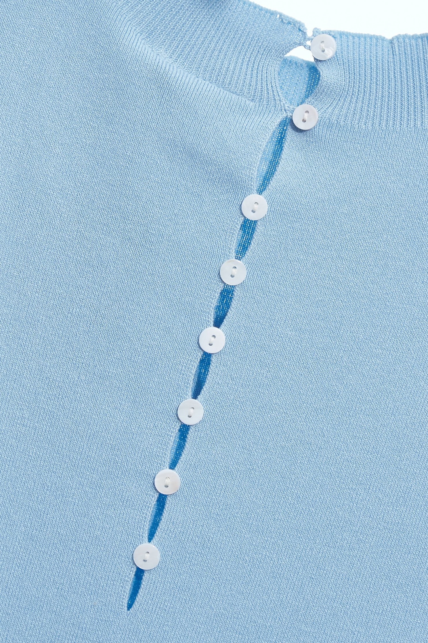 月光石藍無袖針織上衣月光石藍無袖針織上衣,一般背心,一般背心馬甲,上衣,秋冬穿搭,約會特輯,針織,針織上衣