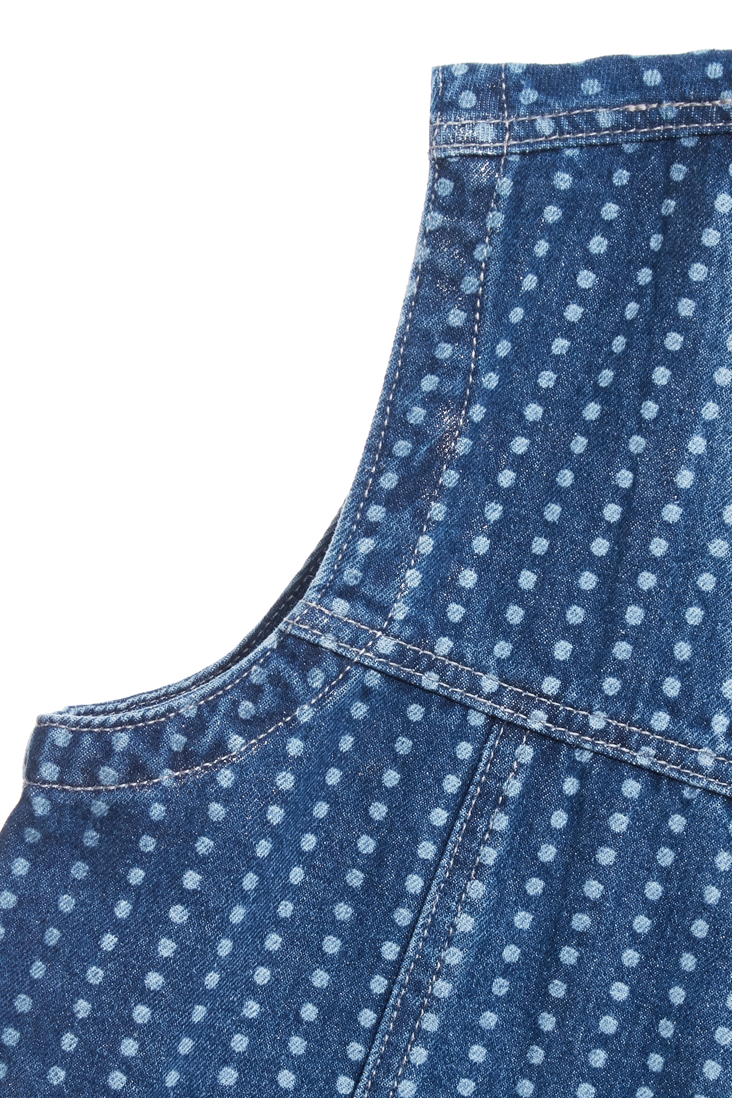 光澤感點點覆膜牛仔背心光澤感點點覆膜牛仔背心,一般背心,一般背心馬甲,丹寧,外套,時髦成套搭配,牛仔,牛仔外套,背心