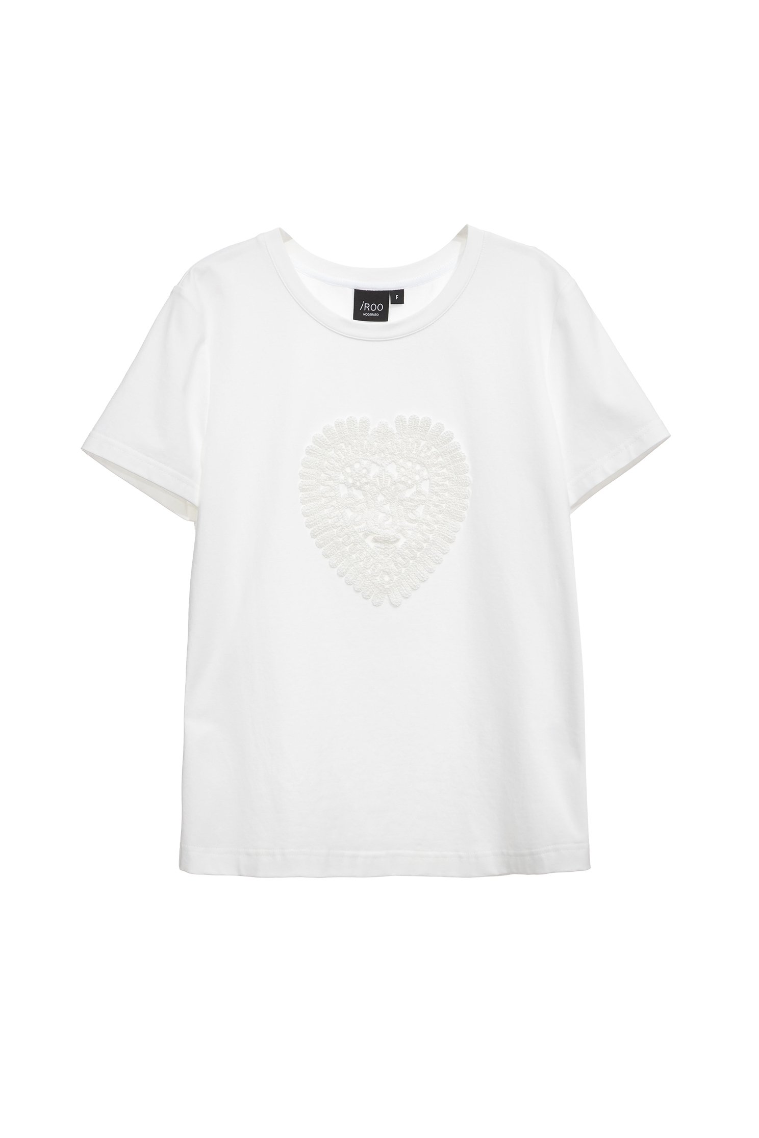 愛心手勾蕾絲白Ｔ愛心手勾蕾絲白Ｔ,T-Shirt,春夏穿搭,約會特輯,純棉,蕾絲,輕奢度假,輕奢渡假